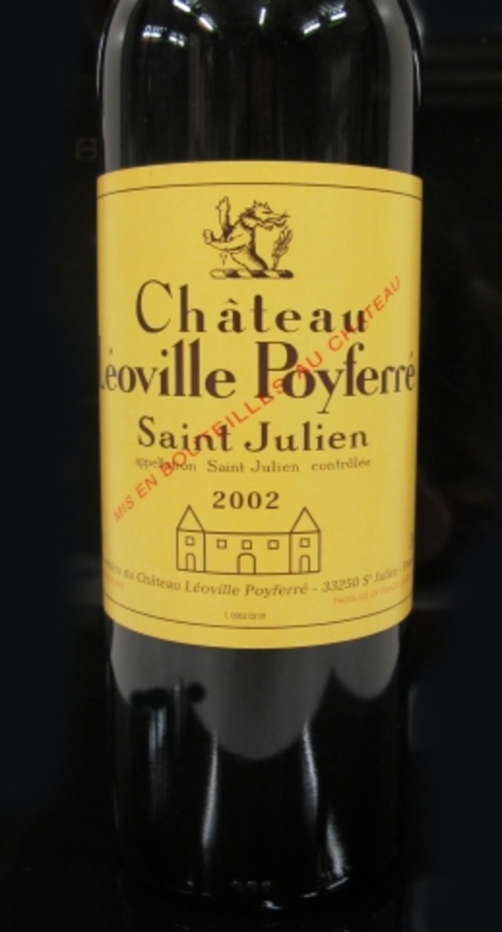 2002 Chateau Leoville Poyferre, Grape Variety Cabernet Sauvignon (60-70%), Merlot (20-30%), ABV 13. - Image 2 of 3