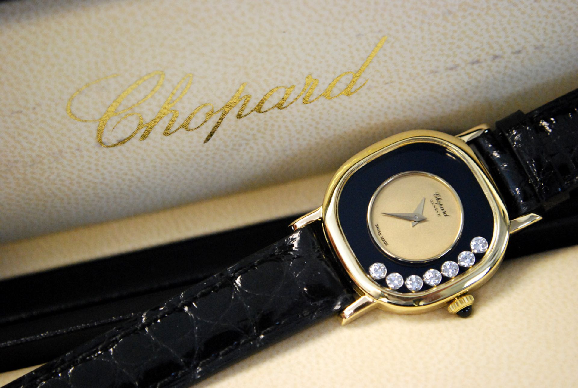 Chopard – Happy Diamonds 18k GOLD (203355)   CHOPARD VALUATION (As Pictured): £7,430.00 - Image 2 of 14