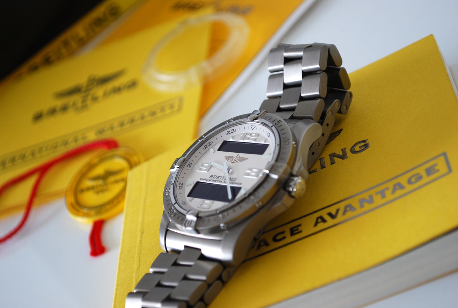 BREITLING – AEROSPACE  ADVANTAGE  E79362 (WHITE DIAL) - Image 3 of 11