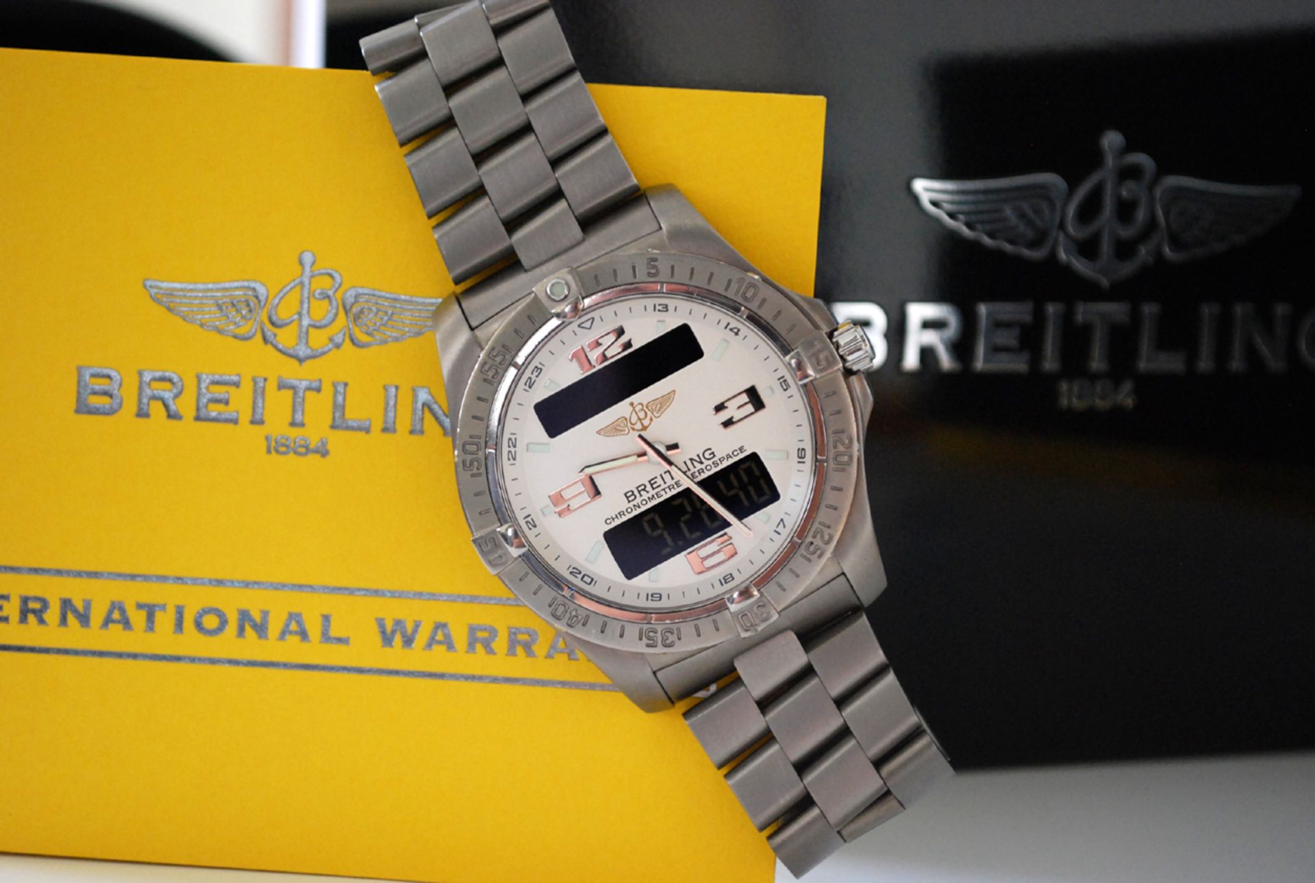 BREITLING – AEROSPACE  ADVANTAGE  E79362 (WHITE DIAL) - Image 8 of 11