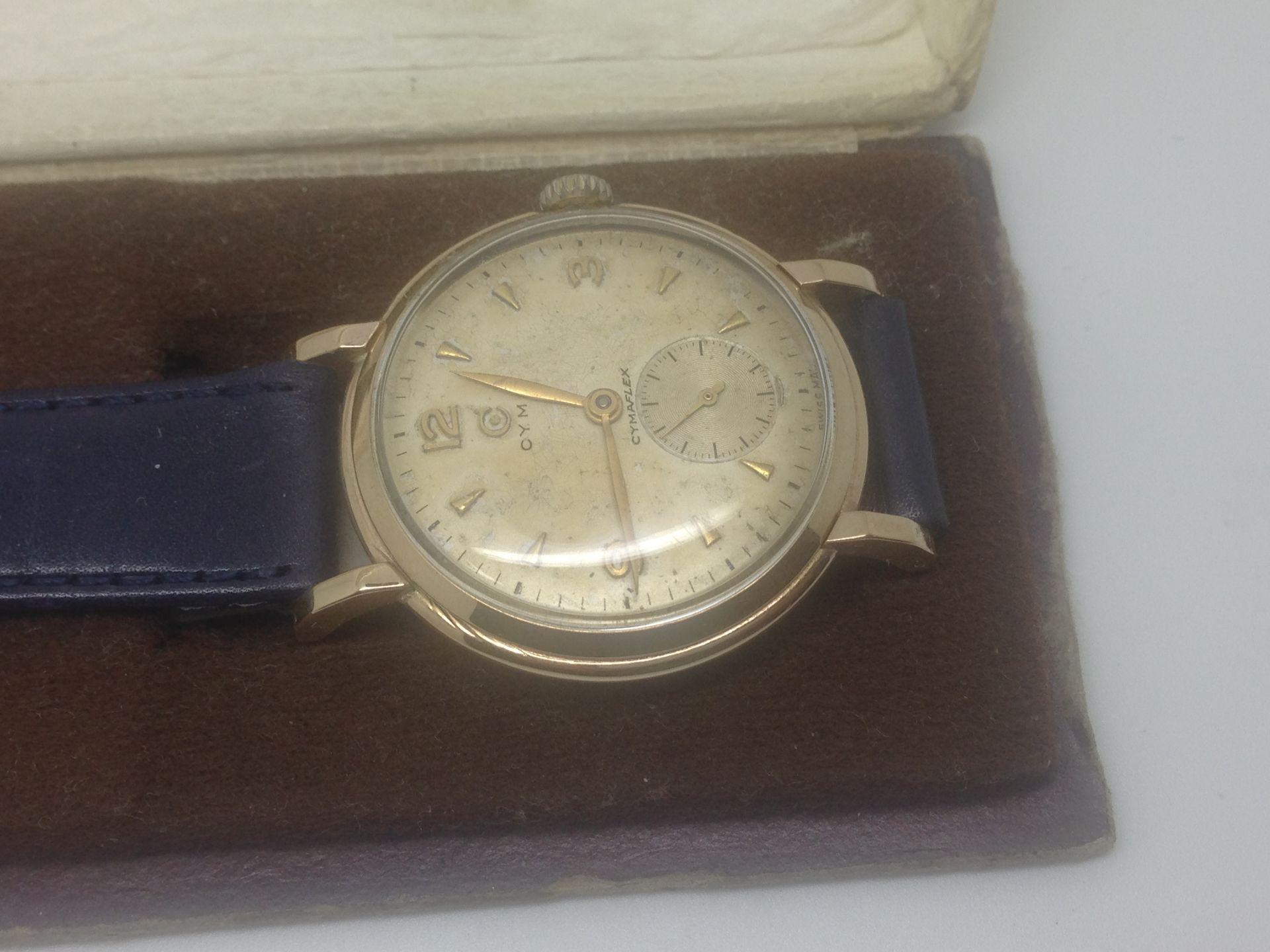 9ct GOLD CYMA WATCH - Image 2 of 2