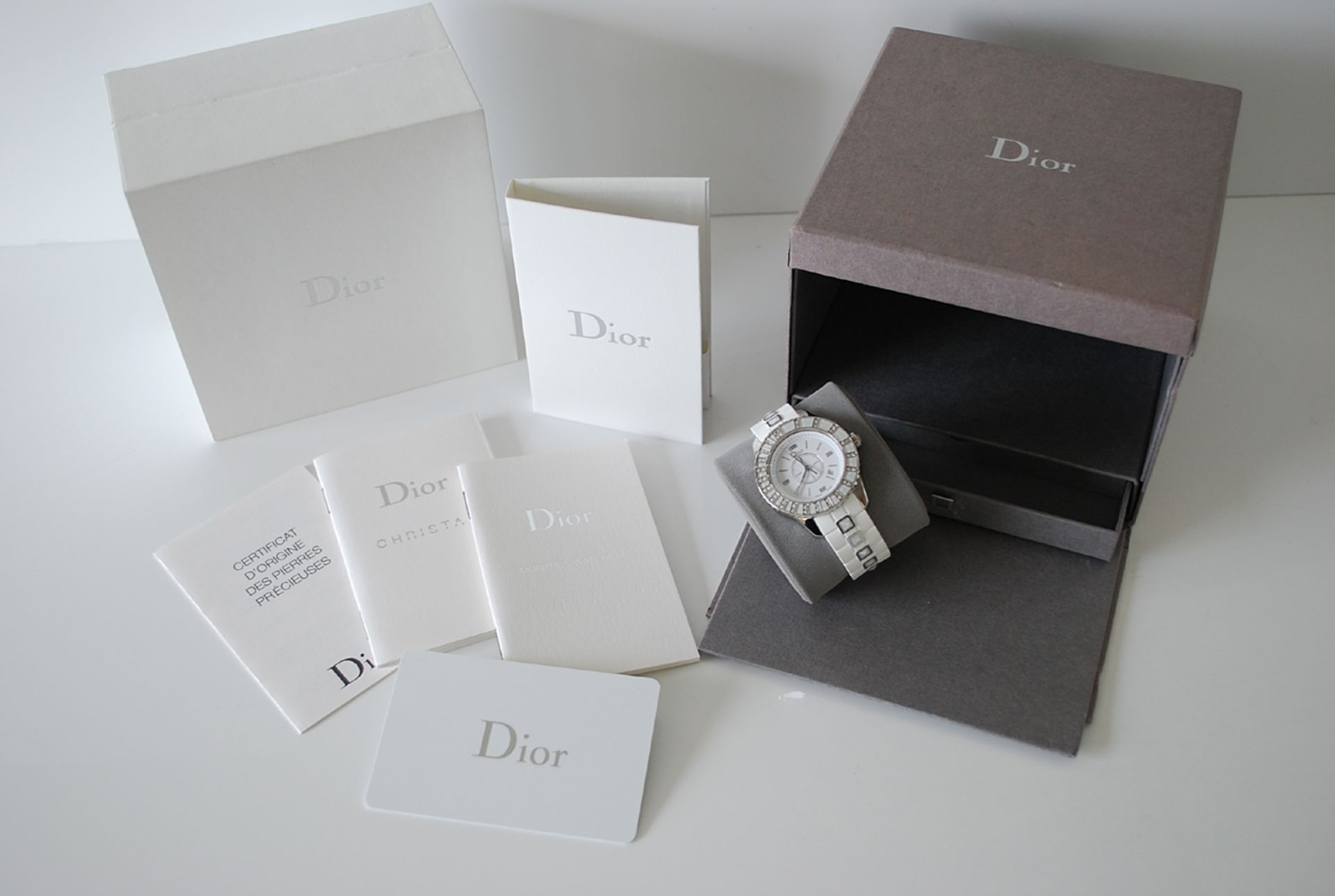 CHRISTIAN DIOR – CHRISTAL (*DIAMOND*) CD113112R001 (WHITE DIAL) 2009 - Image 3 of 12