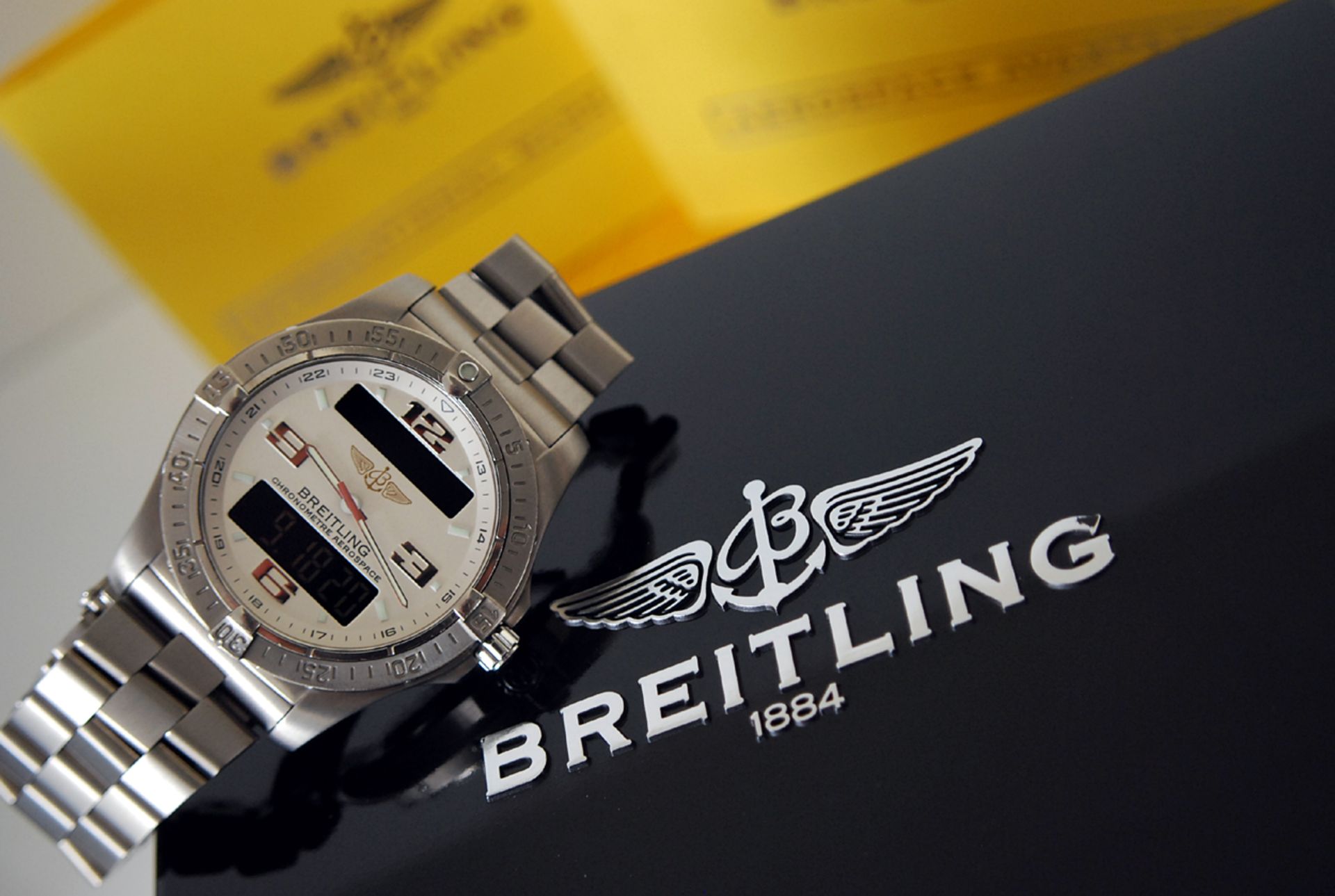 BREITLING – AEROSPACE  ADVANTAGE  E79362 (WHITE DIAL) - Image 2 of 11