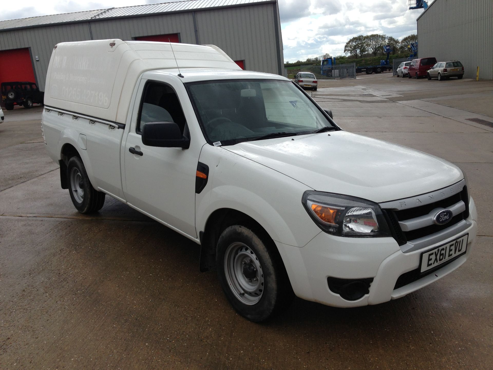 2011 61 REG FORD RANGER PICK UP TRUCK WITH TRUCKMAN TOP v5 presen... - Image 4 of 15