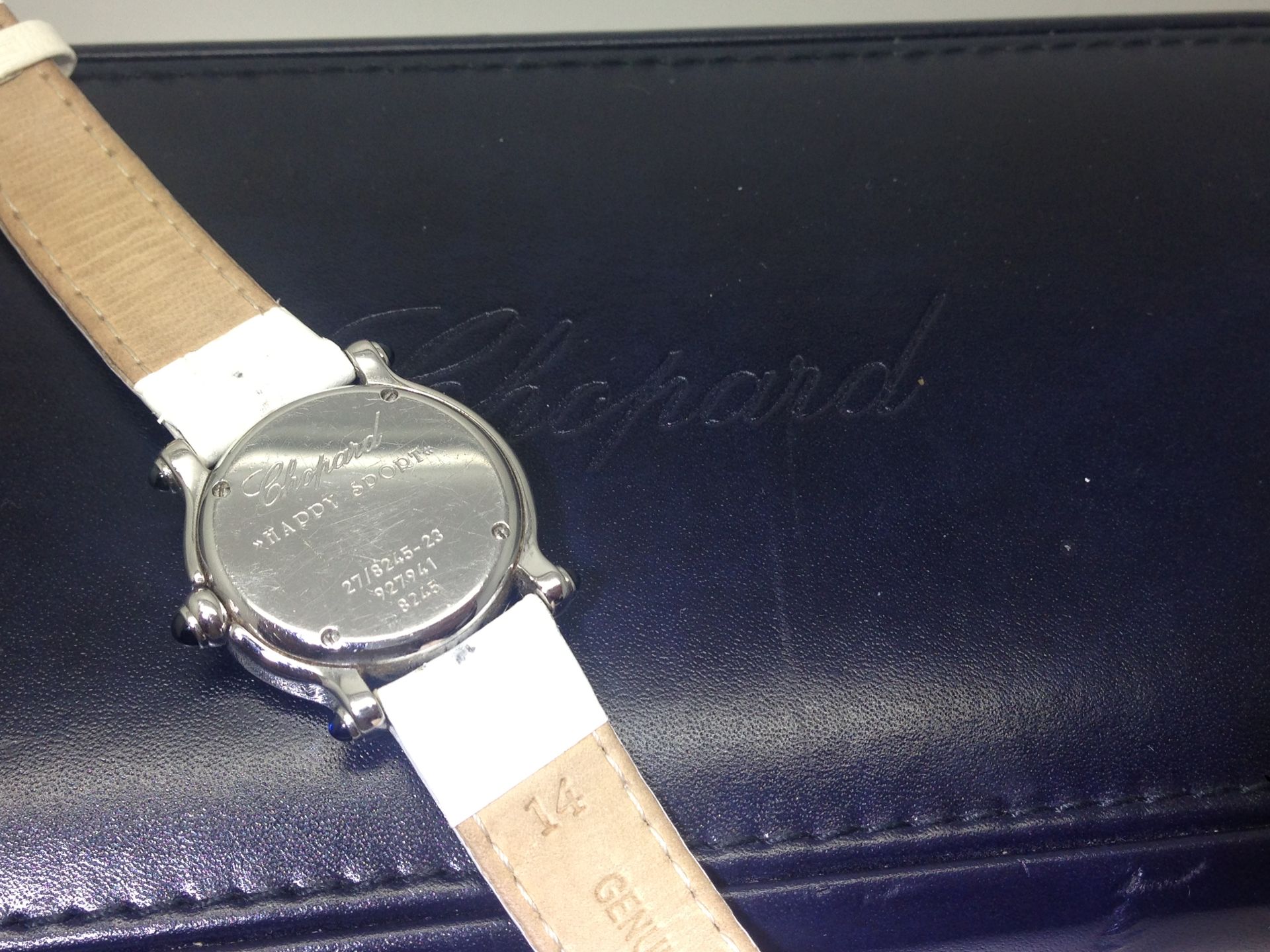 CHOPARD "HAPPY SPORT"  FLOATING DIAMONDS WATCH - Image 3 of 5