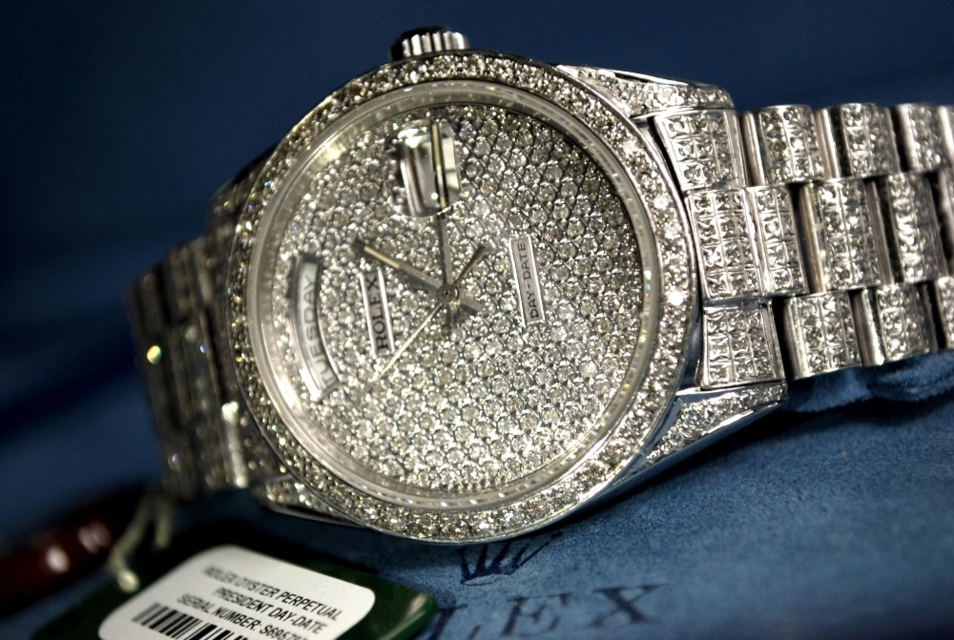 *ROLEX PRESIDENTIAL* £76,595 Mens Solid 18K WHITE Gold Rolex Day-Date - *Diamond* Encrusted! - Image 18 of 18
