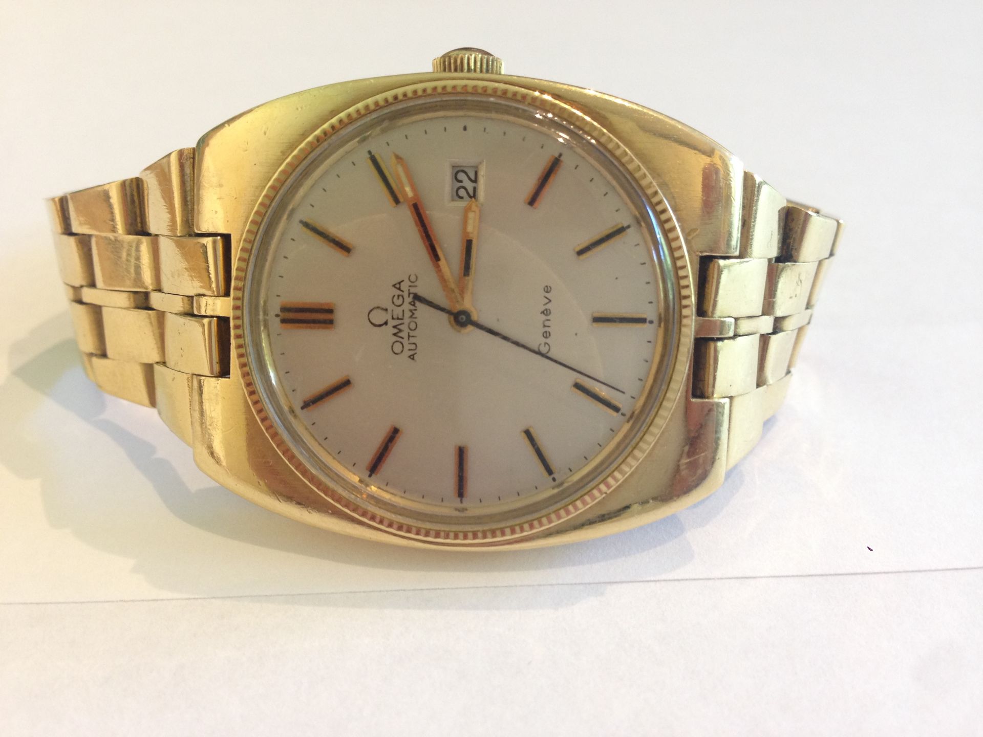 SOLID HEAVY 18ct GOLD OMEGA SEAMASTER WATCH - Image 2 of 4