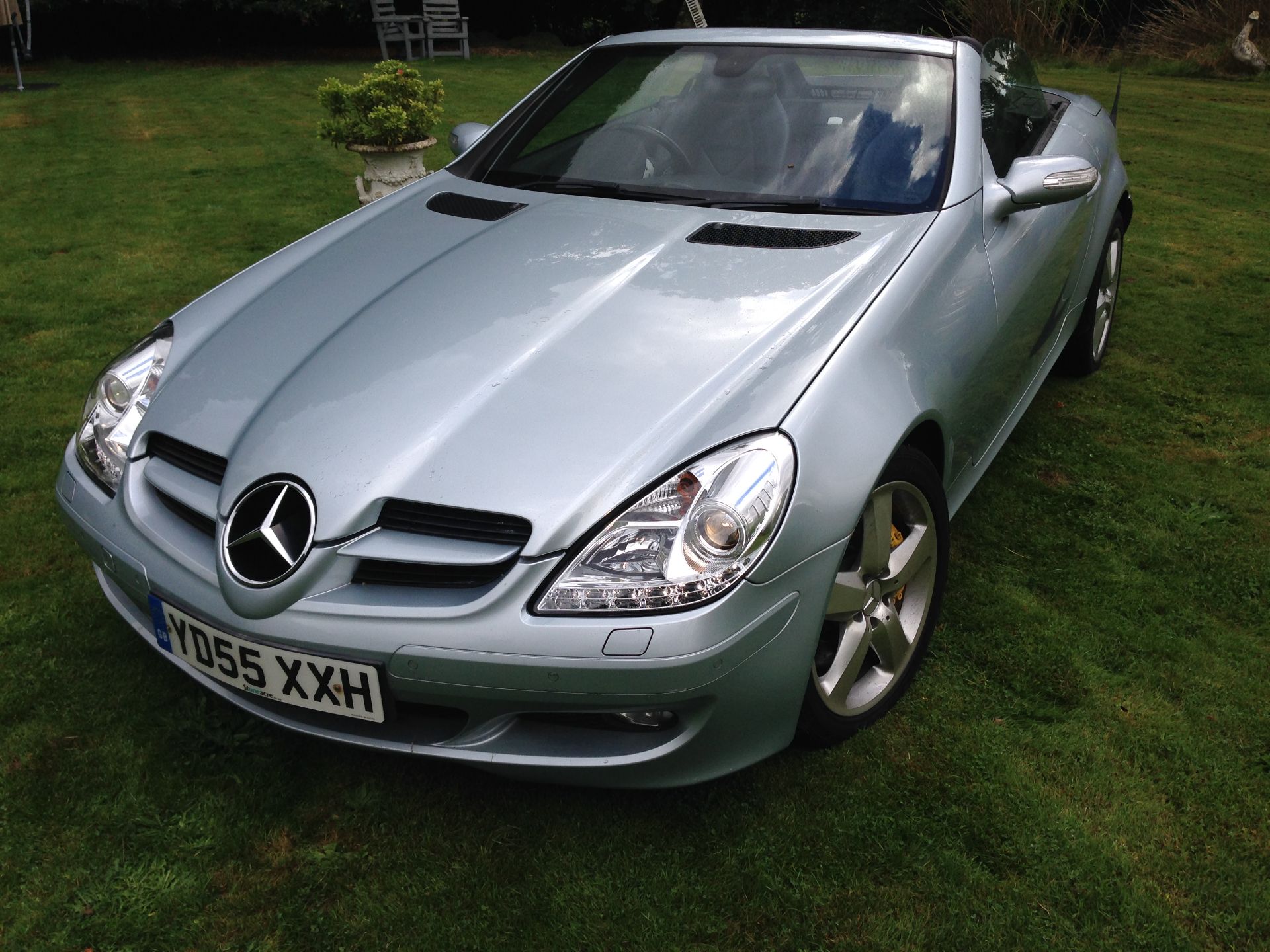 2005 55 reg NEWER SHAPE MERCEDES CLK 350 CONVERTIBLE SPORTS CAR - Image 8 of 36