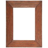 Two German 19th century Biedermeier frames,
ash wood and oak wood, plain moulding.
sight size: 1)