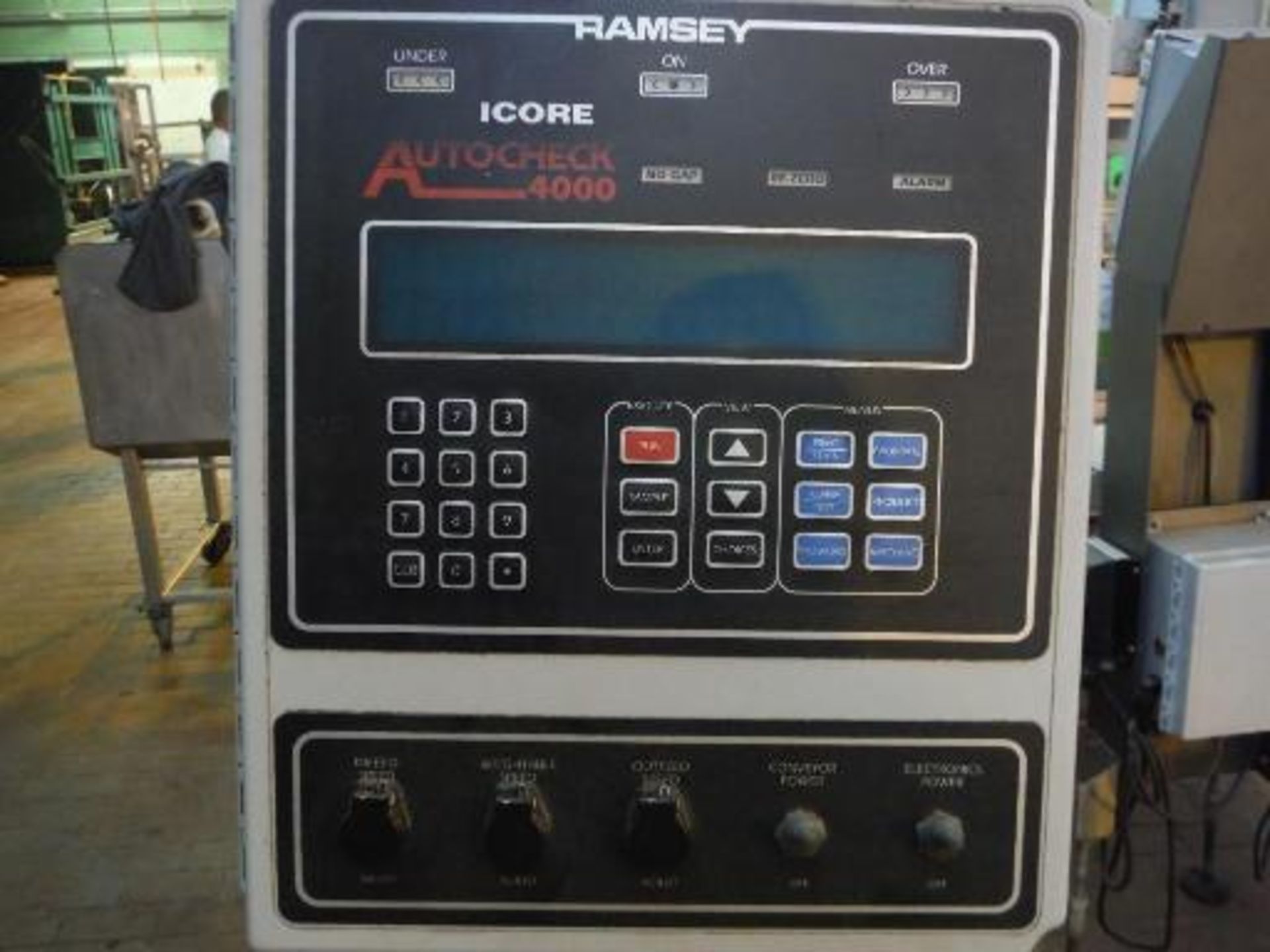 Ramsey Icore Autocheck 4000 checkweigher, 100 in. long x up to 14 in. wide belt, adjustable - Image 2 of 3