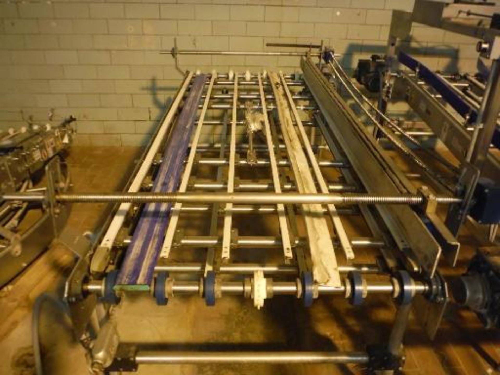 Lot of 5 conveyors approximately 90 in. long x 26 in. wide x 32 in. tall each, SS frames, with - Image 14 of 14