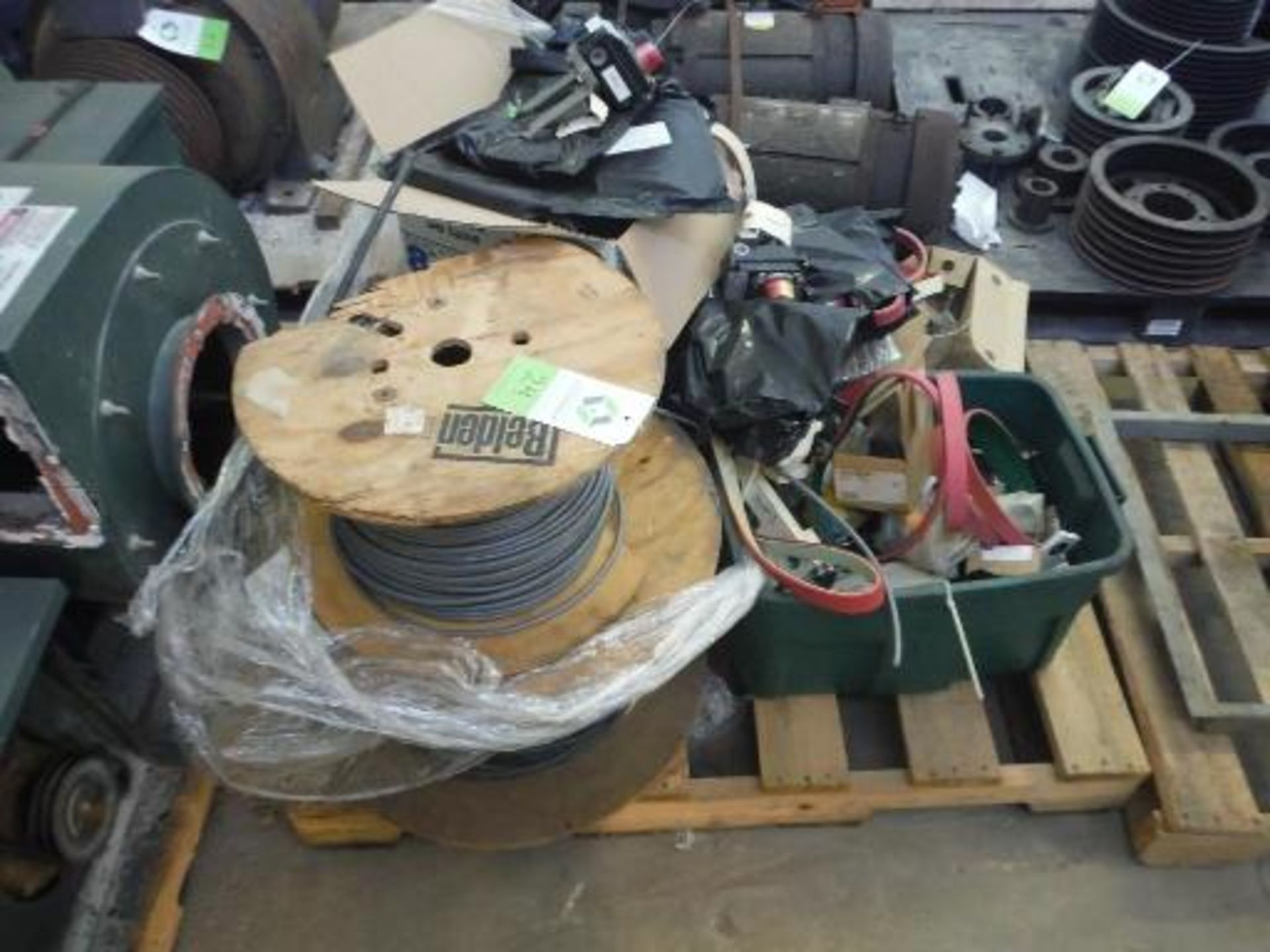 (4) spools of assorted wire and cat cable ***___   A Rigging Fee of _ $25 _ will be due the rigger