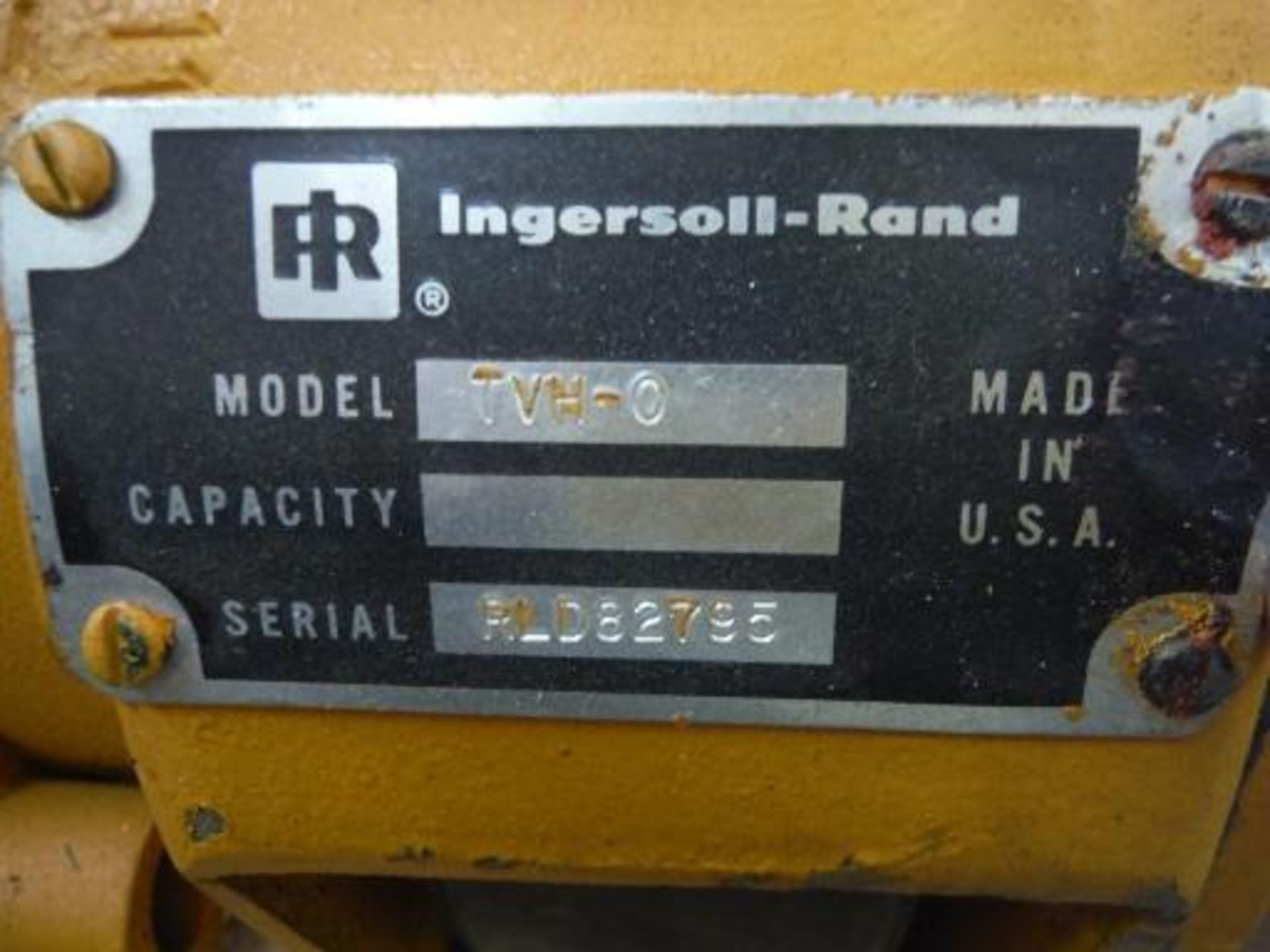 (4) Ingersoll Rand Hydraulic over head hoists ***___   A Rigging Fee of _ $25 _ will be due the - Image 3 of 7