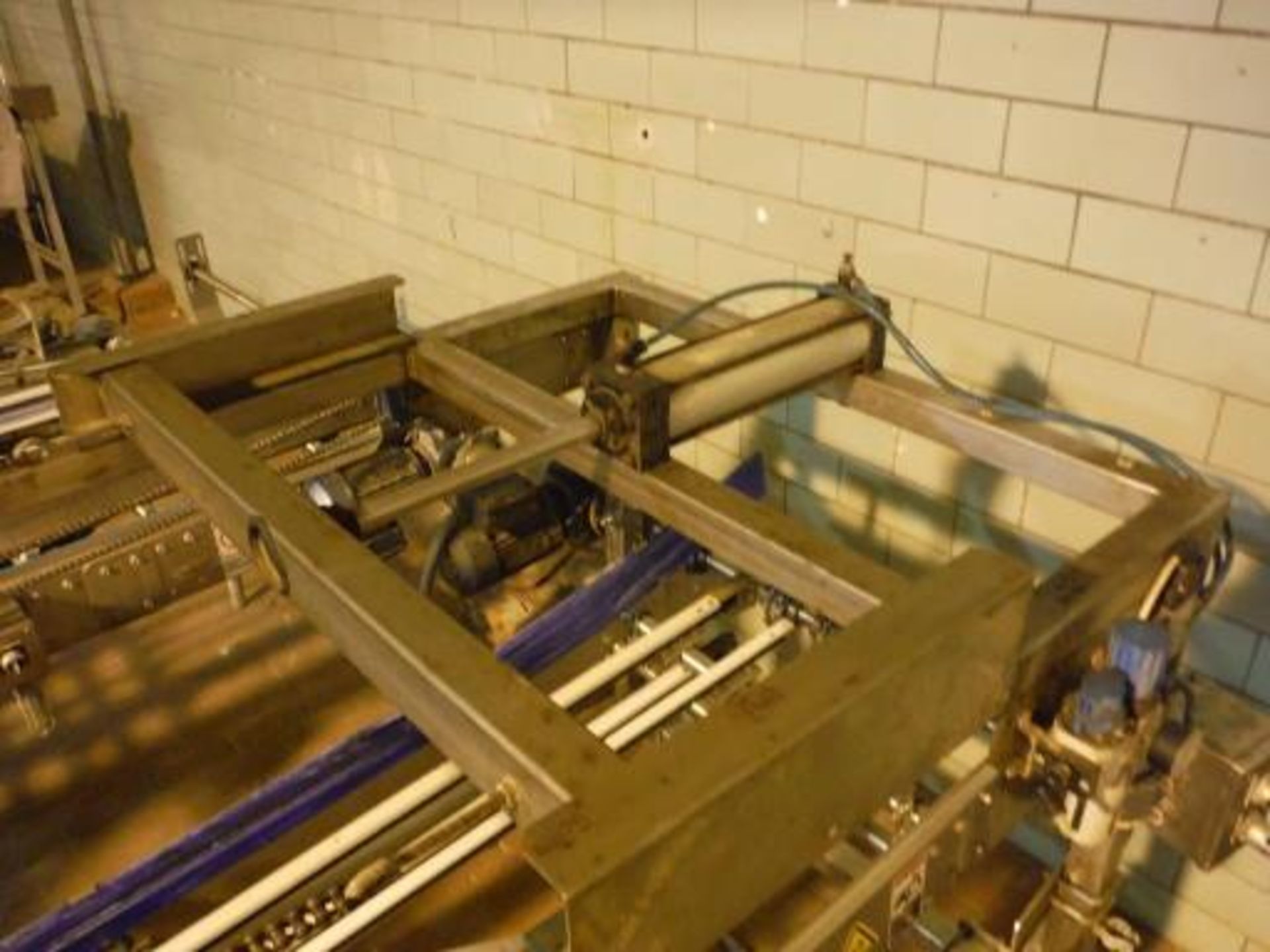 Lot of 5 conveyors approximately 90 in. long x 26 in. wide x 32 in. tall each, SS frames, with - Image 12 of 14