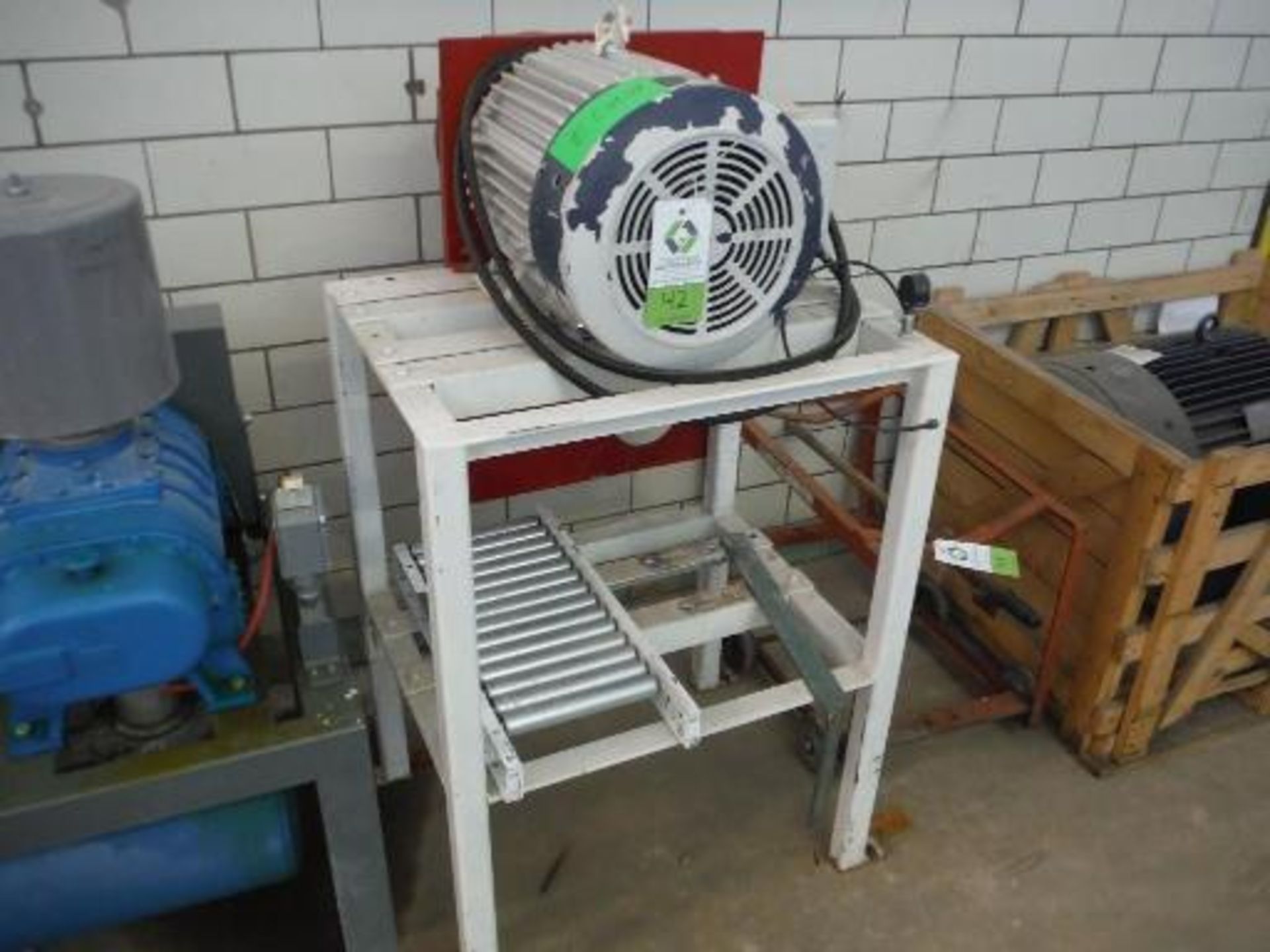 Marathon Electric 25 hp motor, mounted on mild steel frame ***___   A Rigging Fee of _ $25 _ will be