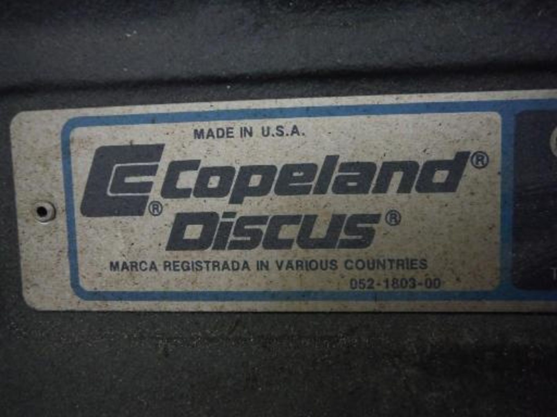 Copeland Discus compressor, R-22 refrigerant ***___   A Rigging Fee of _ $25 _ will be due the - Image 4 of 7