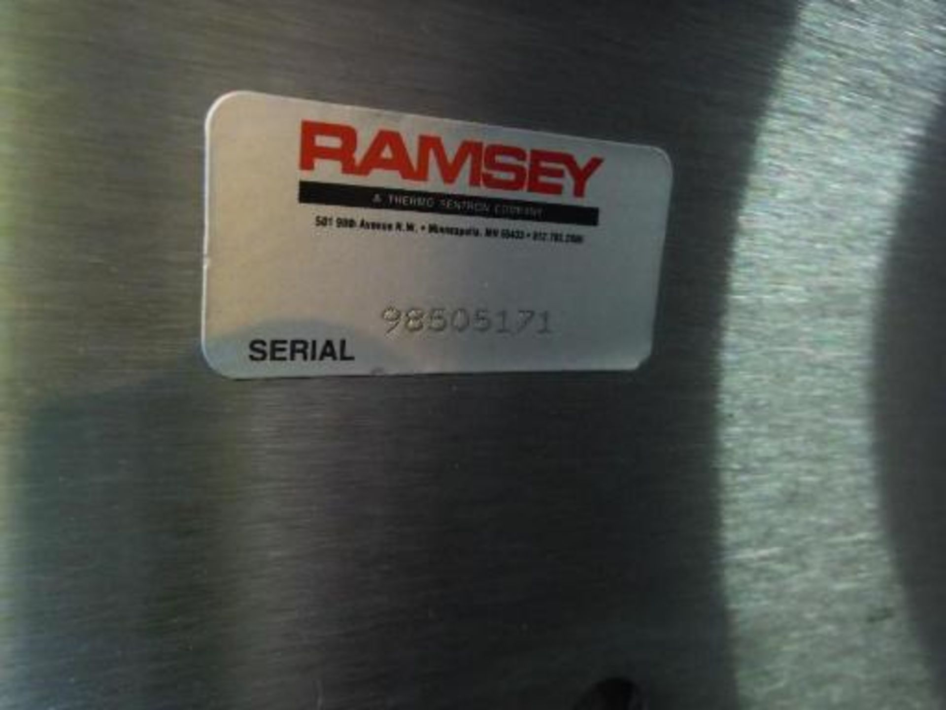 Ramsey Icore Autocheck 4000 checkweigher, 100 in. long x up to 14 in. wide belt, adjustable - Image 3 of 3