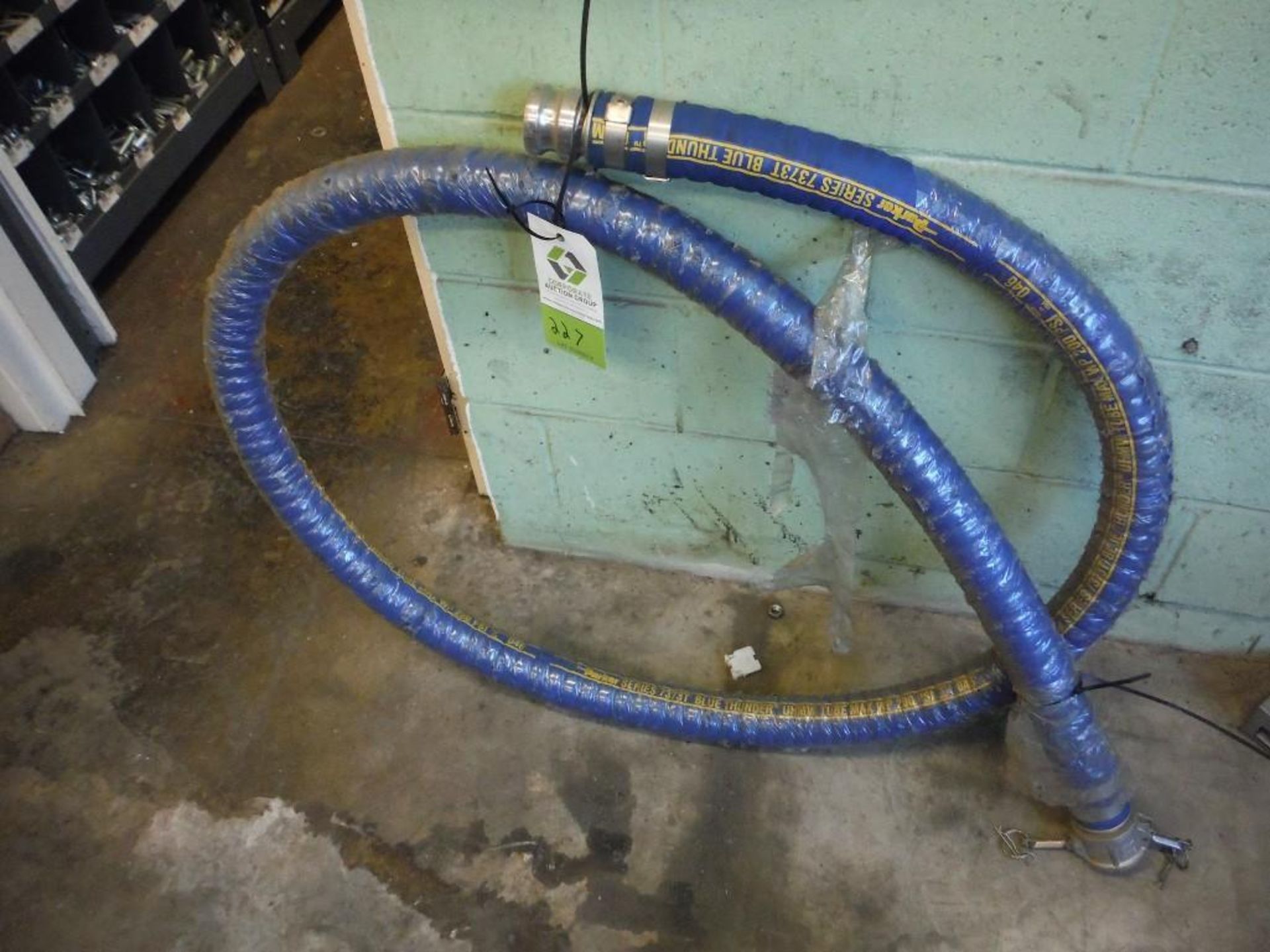 2in 200 Max PSI Hose, Approx. 10ft long   (ET- ) Located in Dunkirk, New York **__ A Rigging Fee