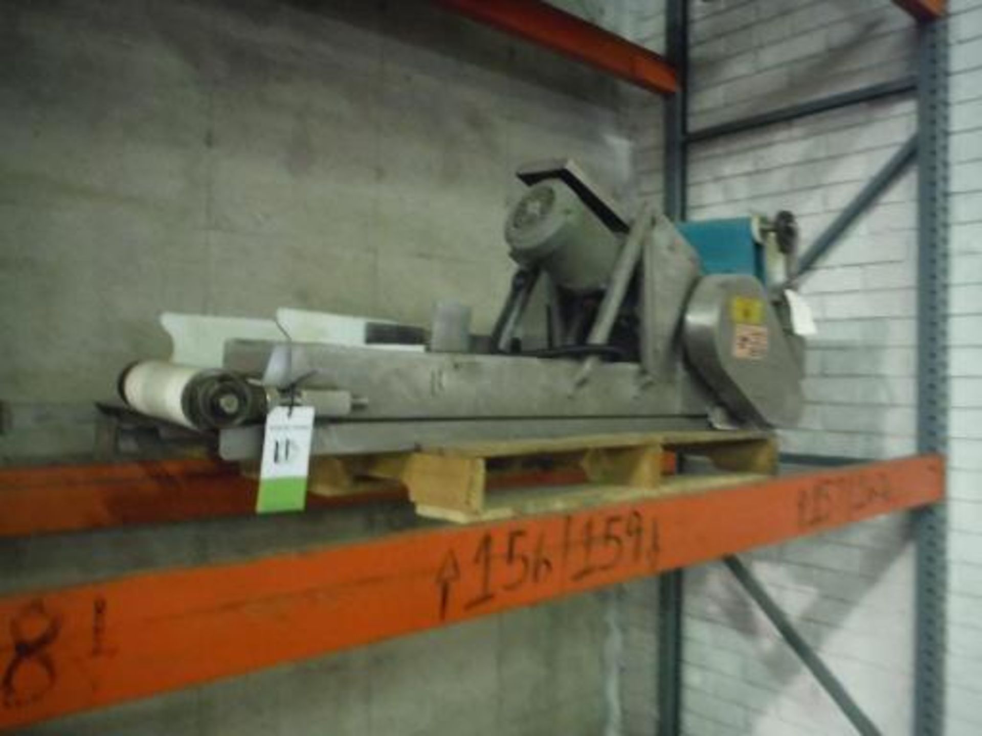 Dough Lapper Conveyor 5ft long x 9in wide (ET-25931) Located In Farmers Branch, Texas (