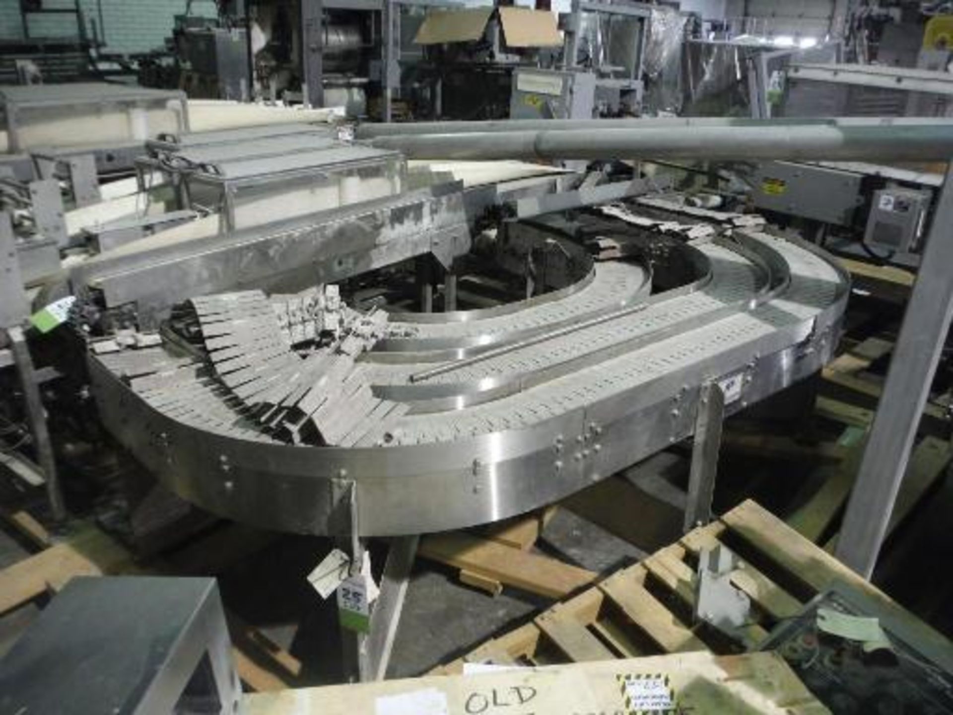 APS 180 degree Turn Conveyor approx. 50ft long x 8in wide (ET-25945) Located In Farmers Branch, - Image 6 of 6