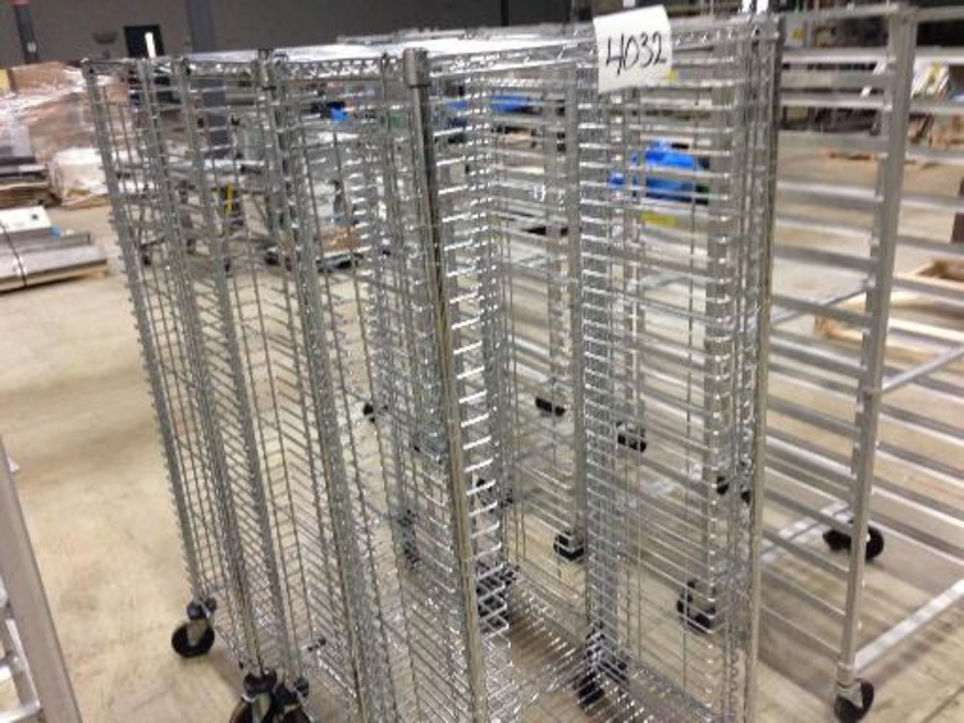 (3) chrome wire pan racks 18 inch x 28 inch (EACH) This item located in Grand Rapids, Michigan ** - Image 2 of 3