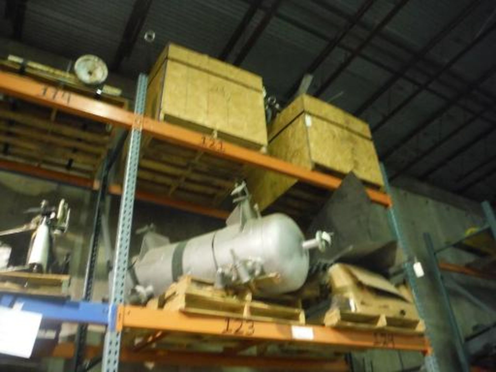 (Lot) Contents of Pallet Rack: Misc. Rollers, Misc. S.S., Misc. Conveyors, and Tank. (ET-25951) - Image 7 of 7