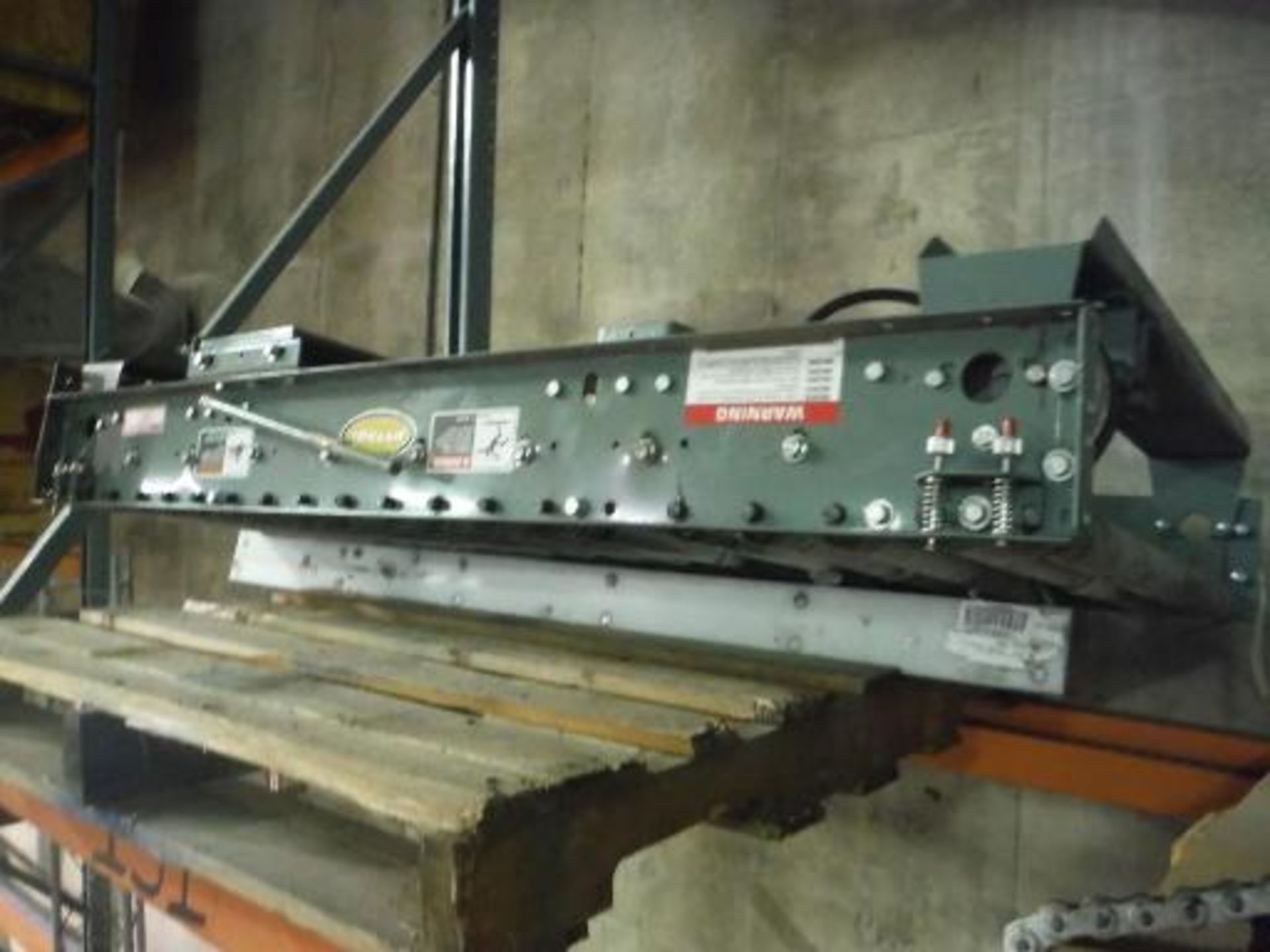 (Lot) Miscellaneous Conveyor 10ft long, Roller conveyor 4ft long, Chains, and Misc. Sheet Metal on - Image 6 of 6