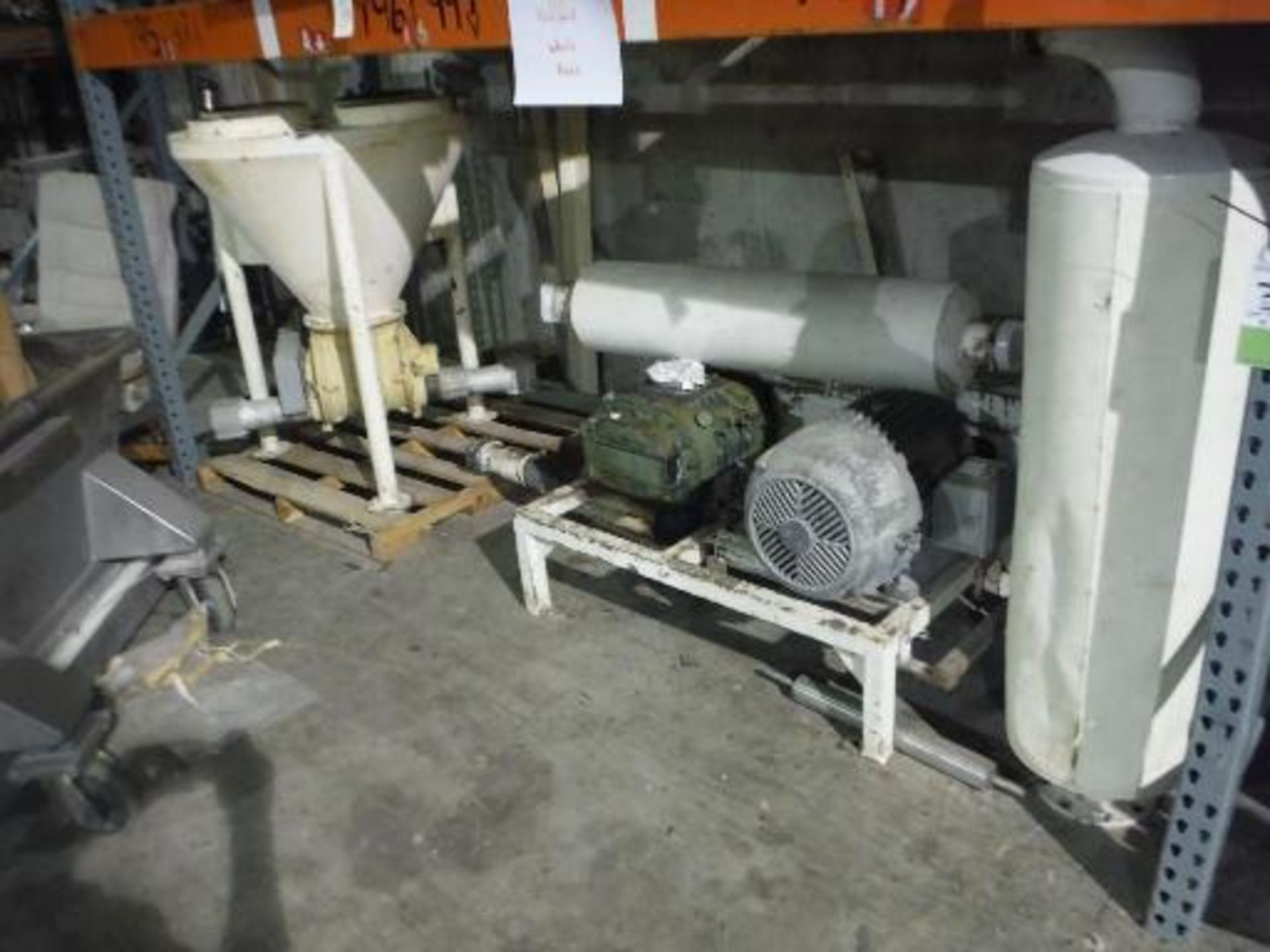 (2) Vacuum pumps (LOT) (ET-25957) Located In Farmers Branch, Texas (warehouse) **__ A Rigging Fee of