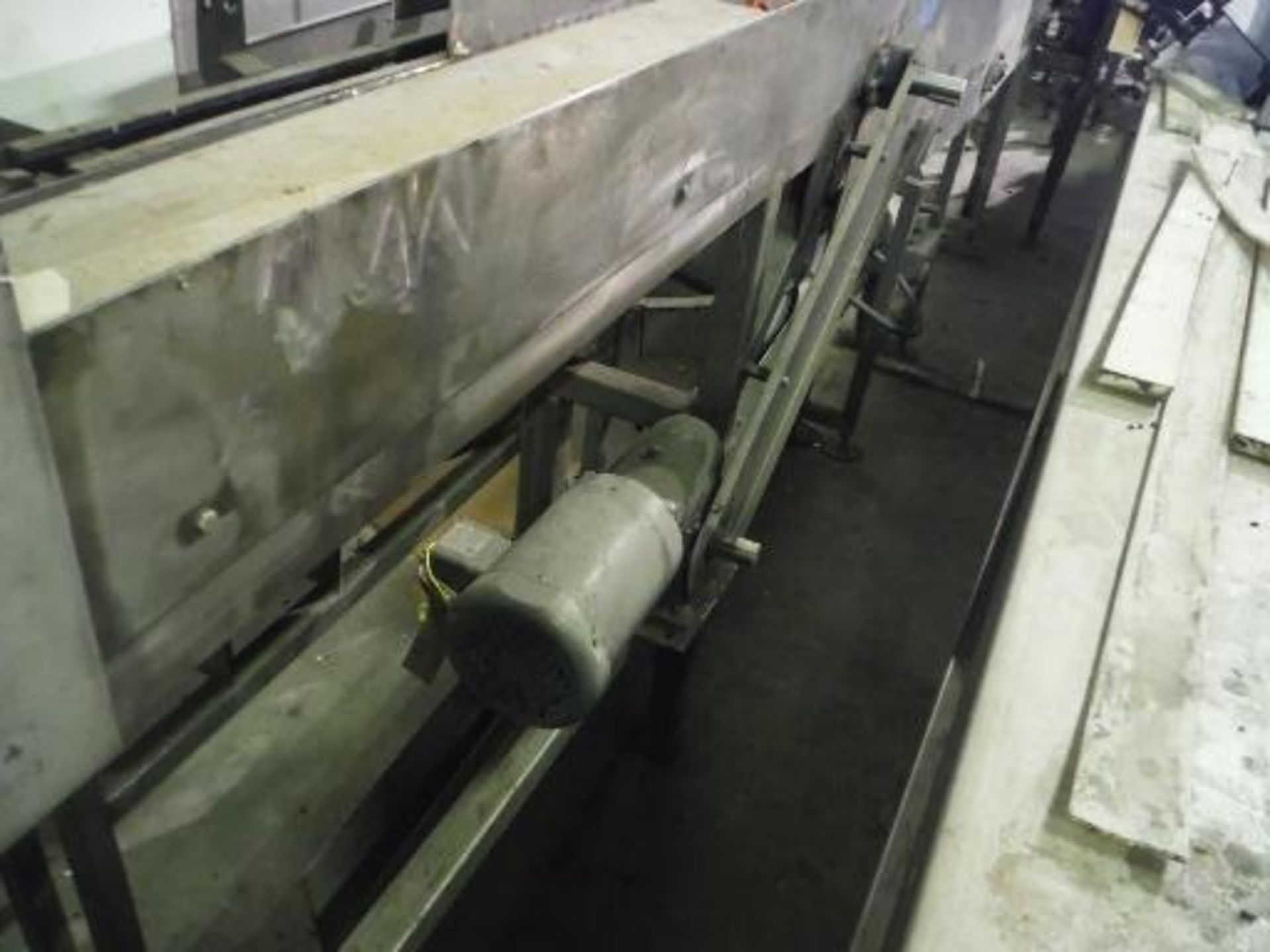 Dual Belt Conveyor, no drives, approx. 60ft long x 12in wide dual belt (ET-25927) Located In Farmers - Image 4 of 5