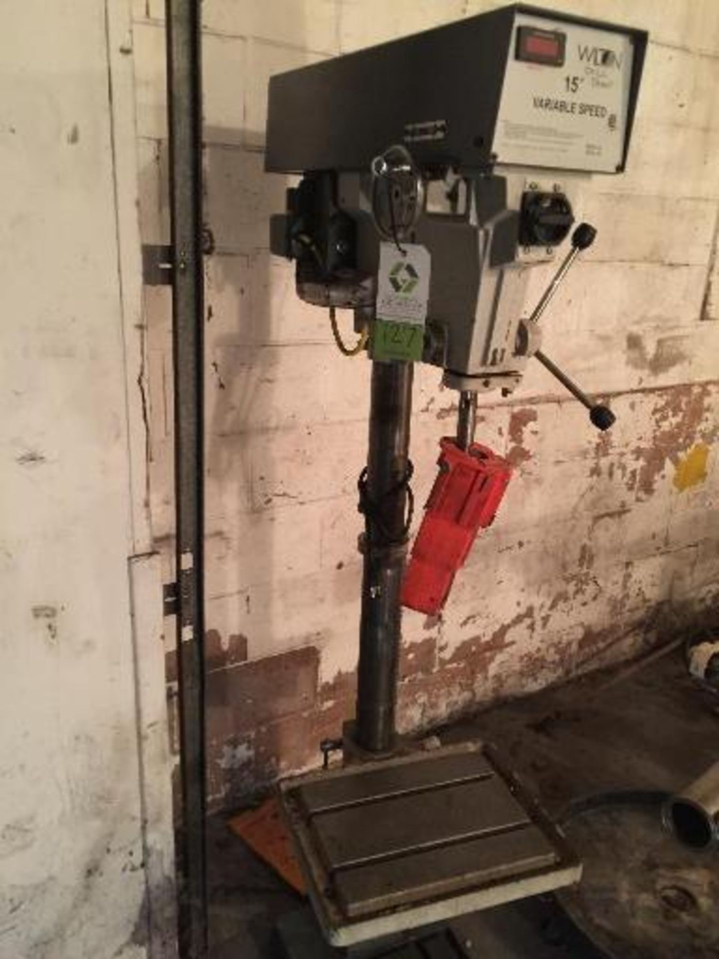 Wilton 15 in. variable speed drill press, T-Slot talbe, floor model (ET-21788 ) This item located in