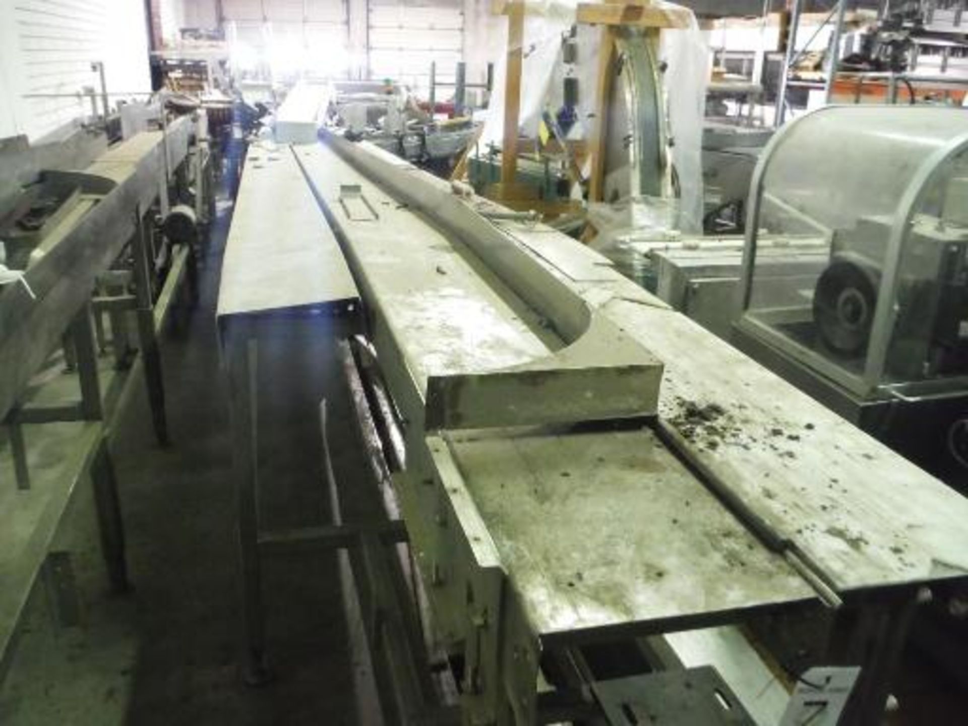 Dual Belt Conveyor, no drives, approx. 60ft long x 12in wide dual belt (ET-25927) Located In Farmers - Image 2 of 5