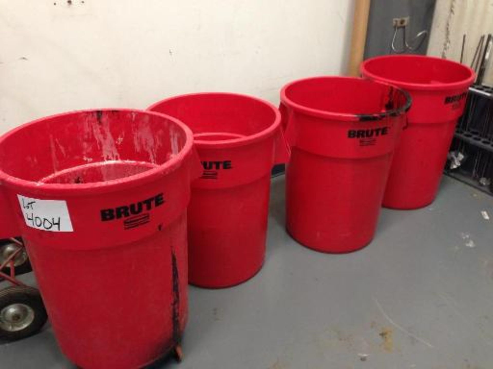 (9) red Brute 44 gallon recycling (LOT) This item located in Grand Rapids, Michigan **__ A Rigging - Image 2 of 6