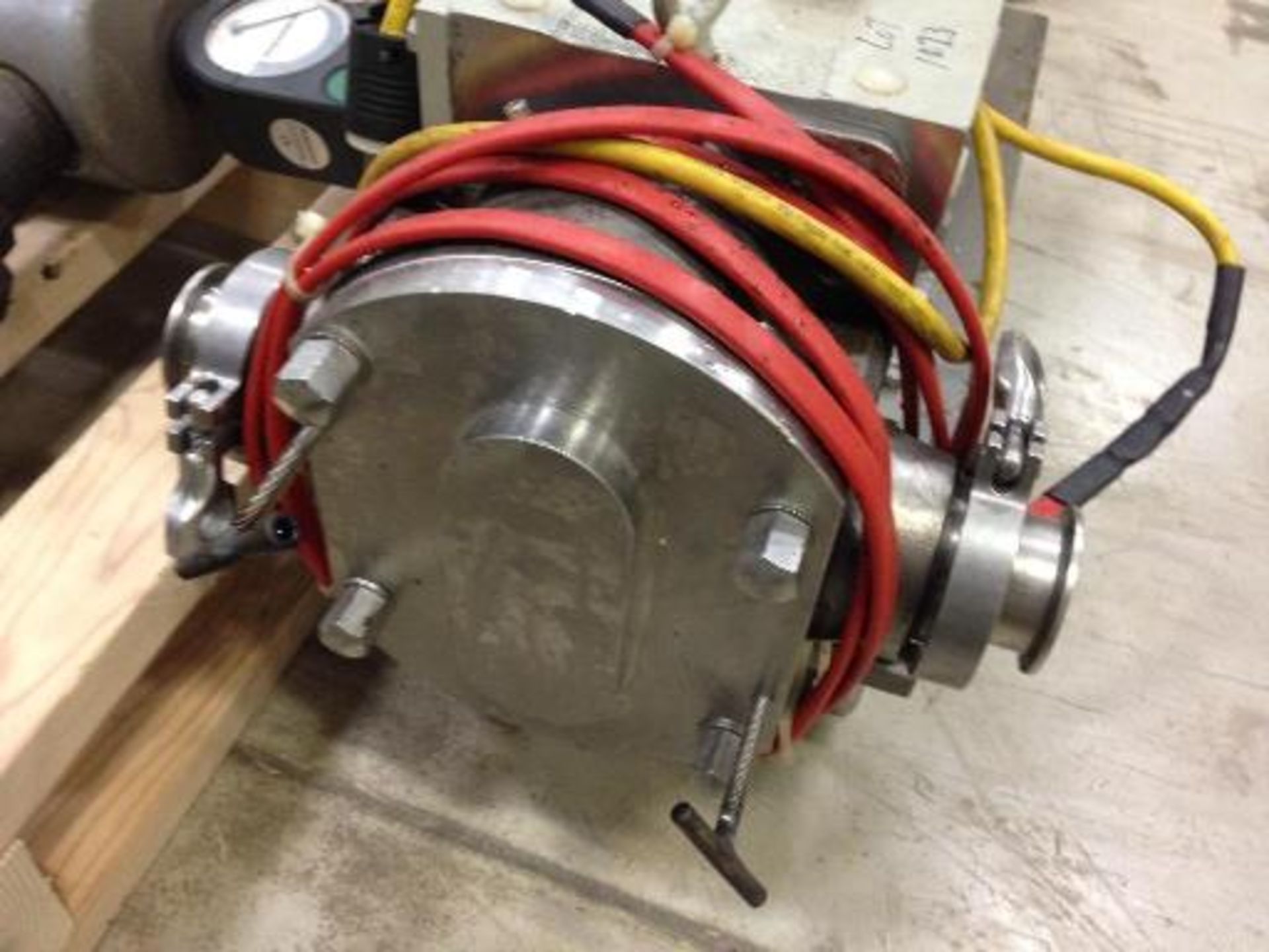 Fristam PD pump model FLK 50, s/n 007725 with electric motor and drive. This item located in Grand - Image 2 of 6