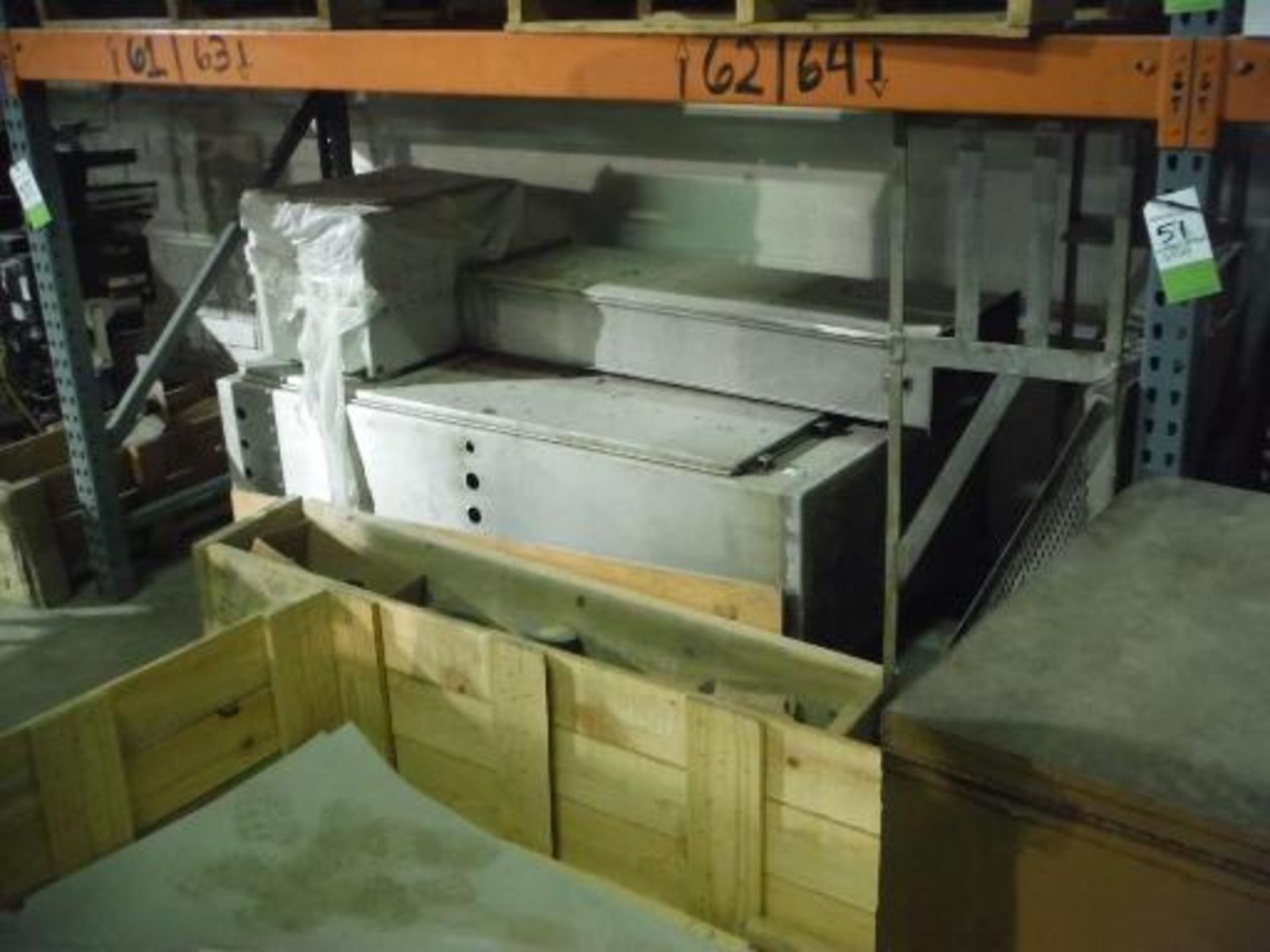 Contents of Shelf (pallet slot 63-64): S.S. Control Panel and Cart (ET-25971) Located In Farmers