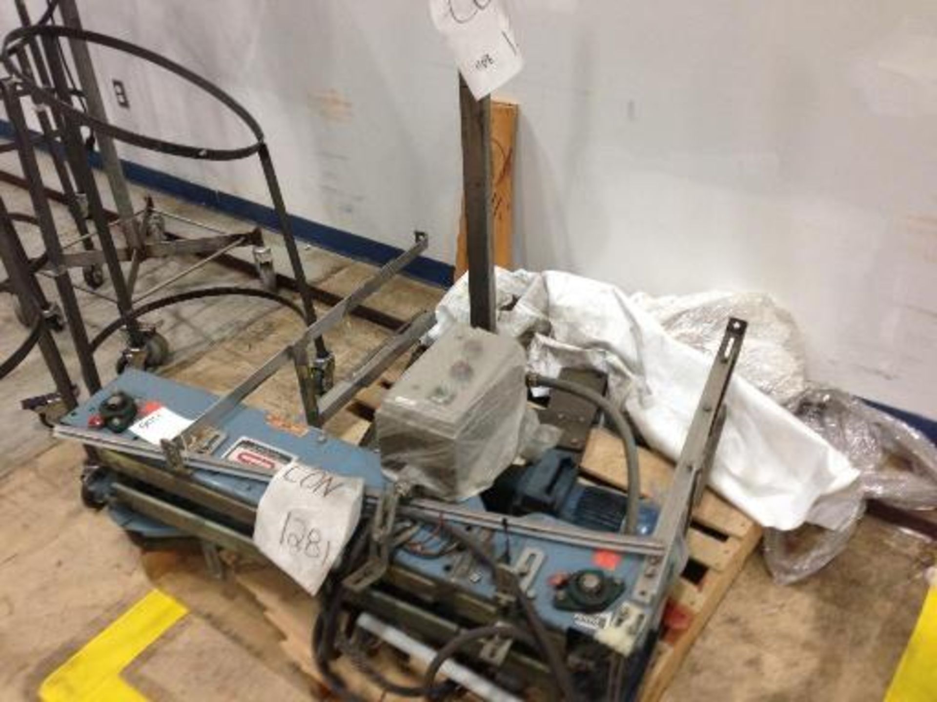 Conveyor parts and labeler stand (LOT) This item located in Grand Rapids, Michigan **__ A Rigging - Image 3 of 4