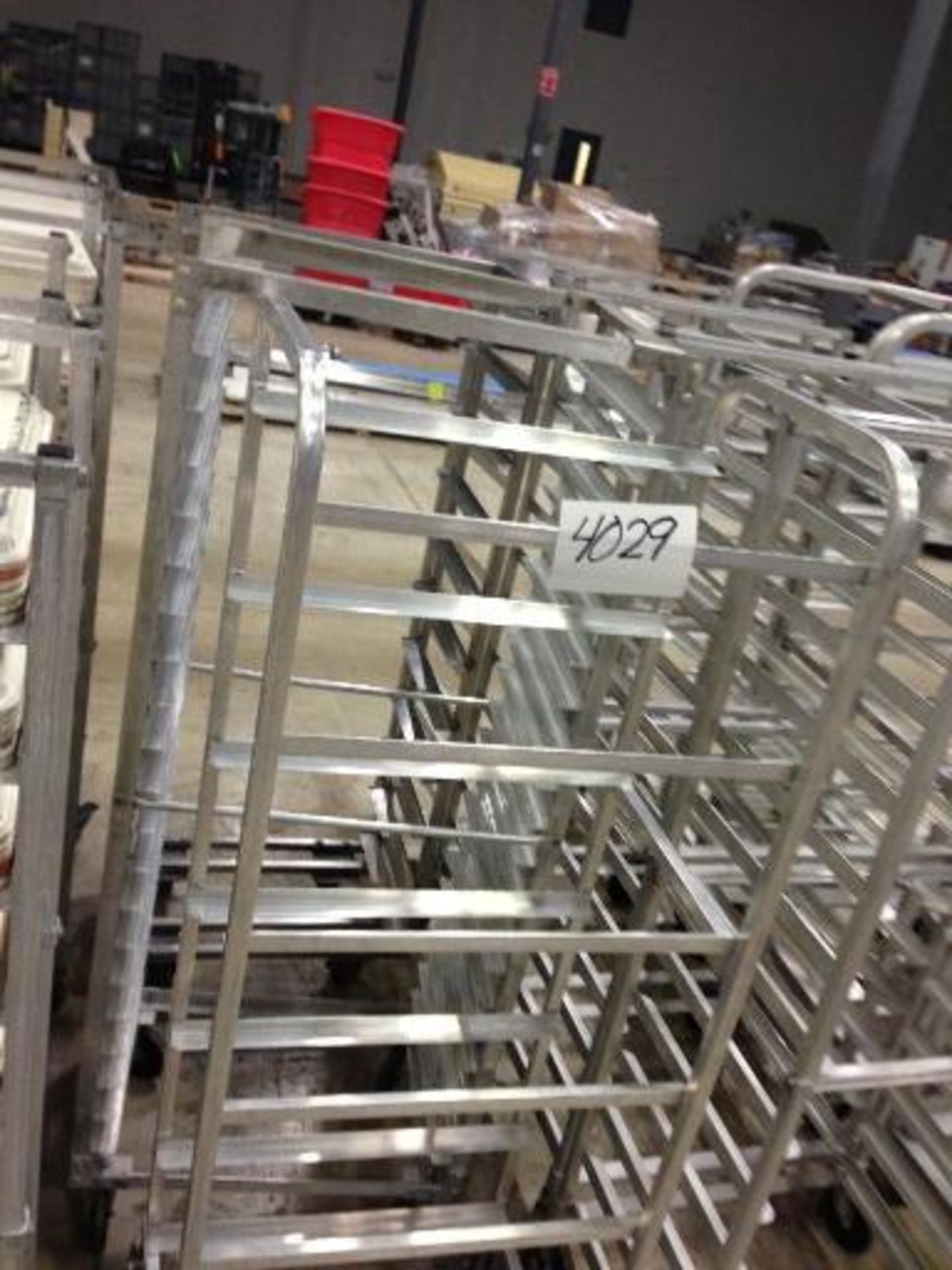 (3) aluminum pan racks various sizes (all different size) (EACH) This item located in Grand - Image 2 of 3