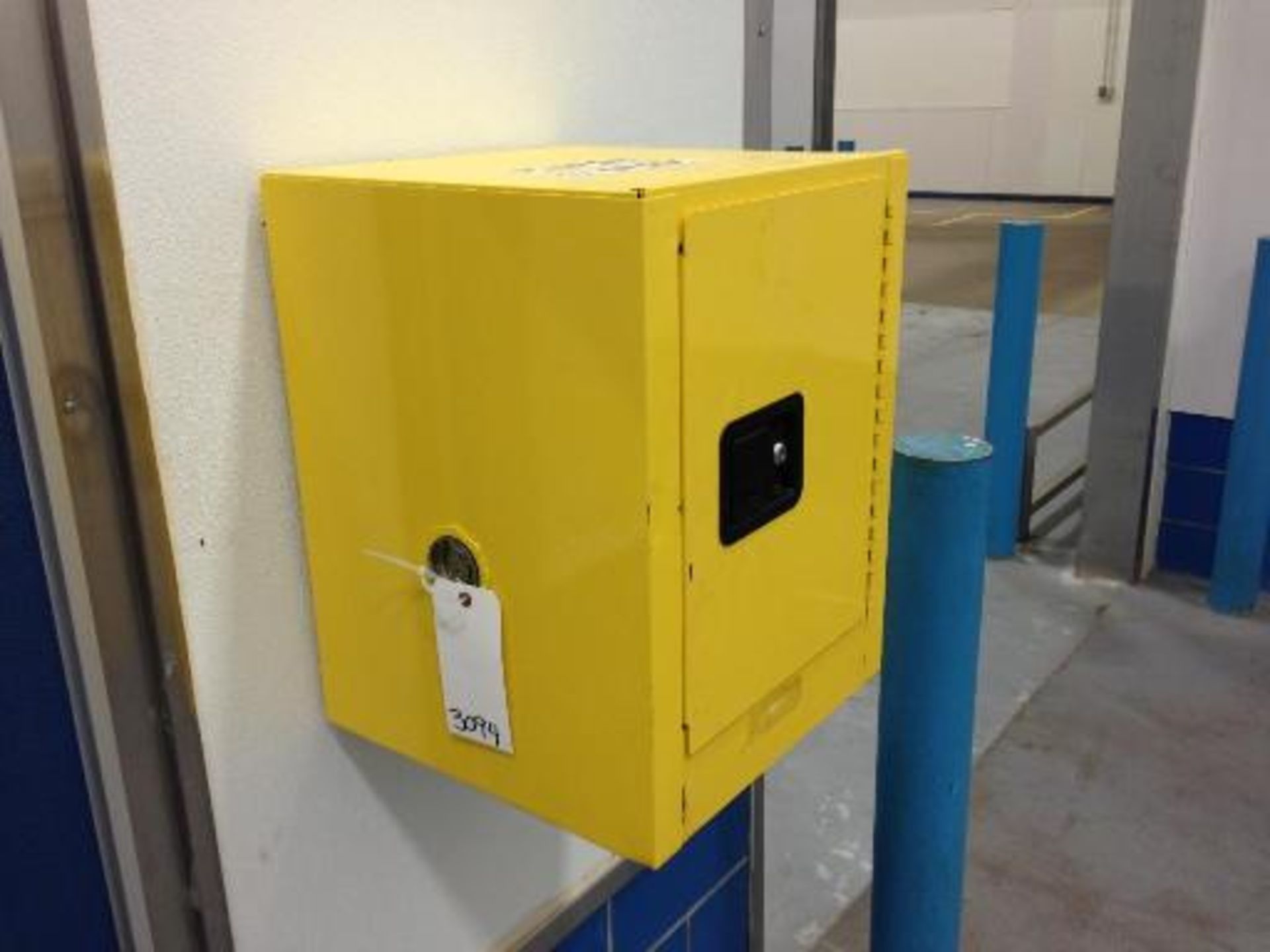 Just -Rite wall mount flammable storage cabinet 17 wide x 22 tall x 17 inches deep This item located