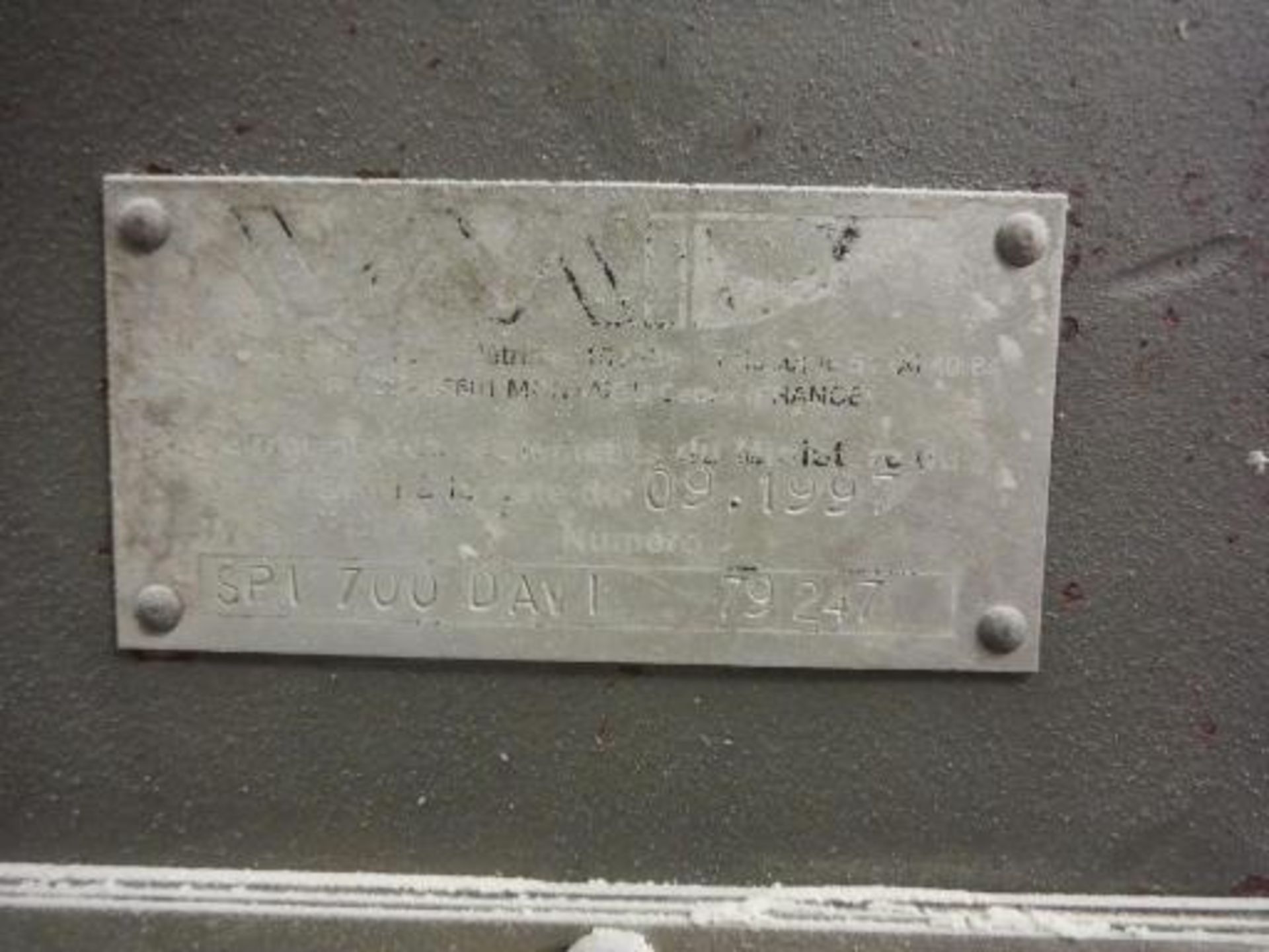 VMI mixer, Type SPI700DAVI, SN 79247, mild steel control panel   __This item is located in - Image 10 of 11