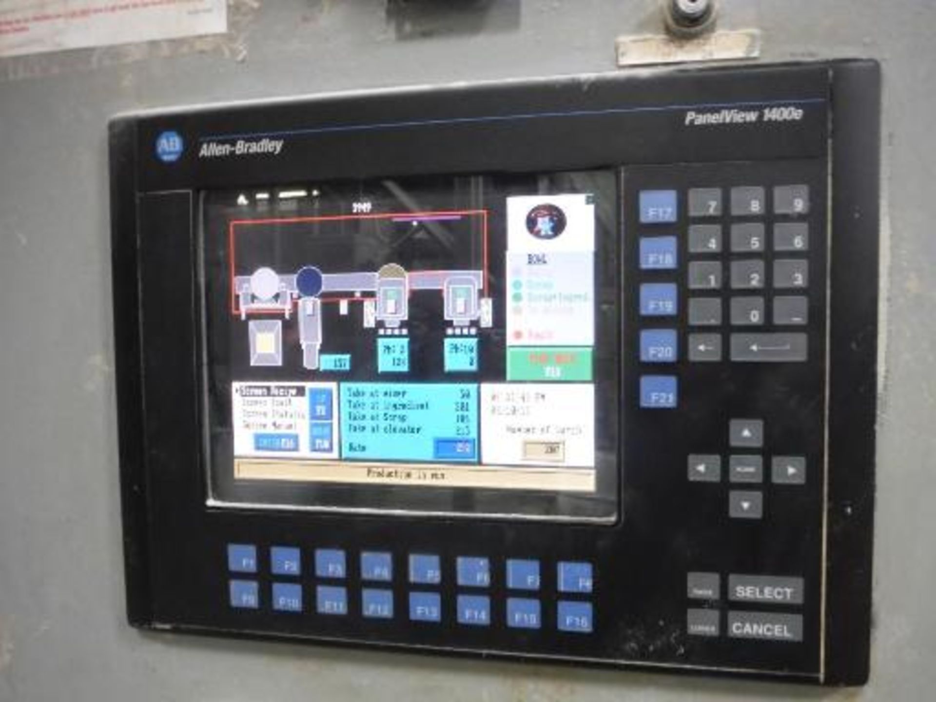 Control system for auction lot 59-68, Allen-Bradley PanelView 1000   __This item is located in - Image 2 of 5