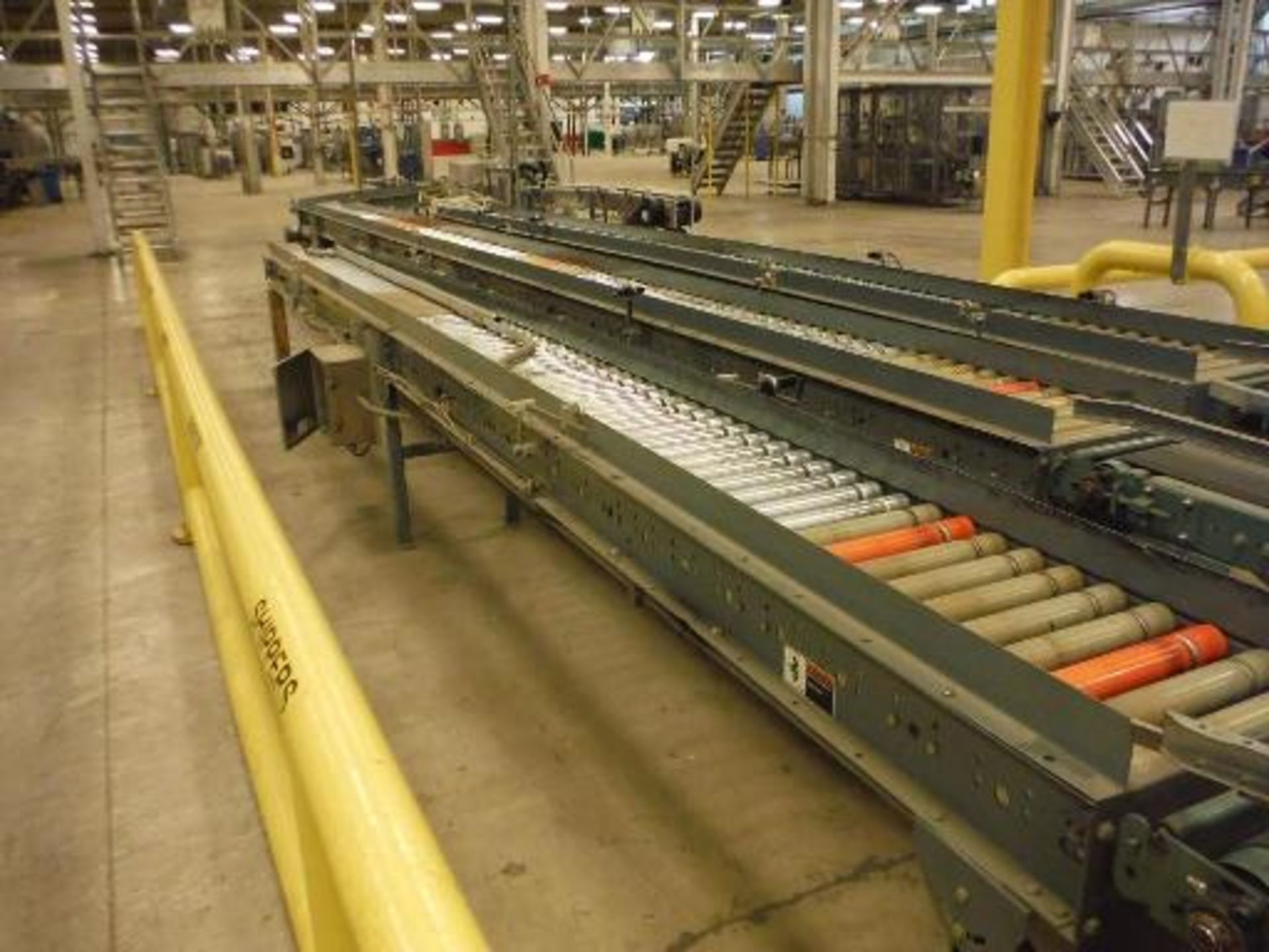 MIld steel power roller conveyor, 21ft left. Located in Marion, Ohio Rigging Fee: $800 - Image 3 of 3