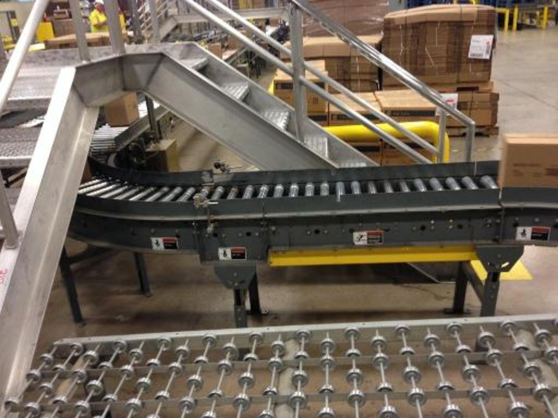 (L9-10) Power Roller conveyor 40 feet long. Located in Marion, Ohio Rigging Fee: $400 - Image 2 of 5