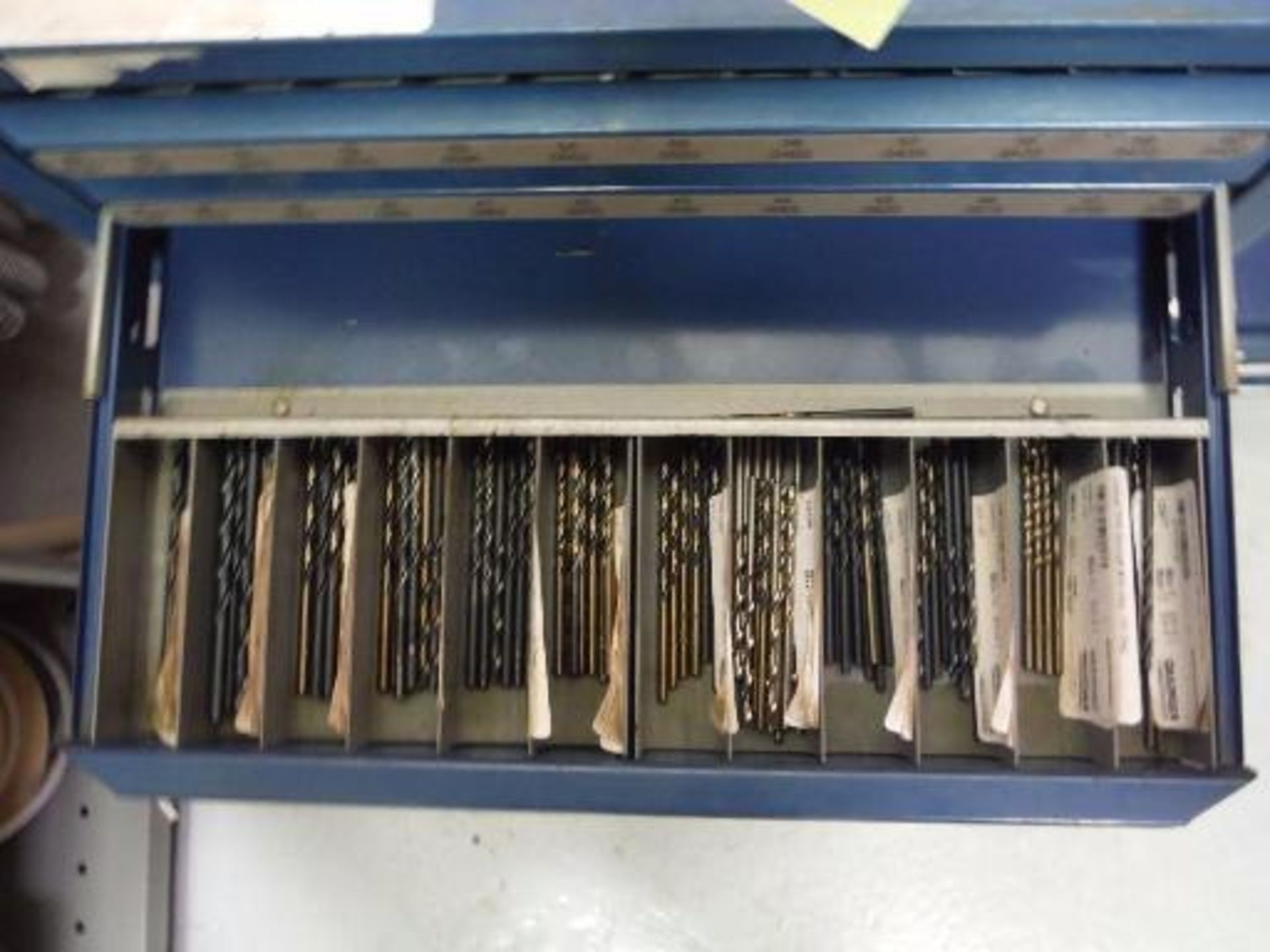 (11) drawers of assorted drill bits, (3) drawers of taps (LOT). Located in Marion, Ohio Rigging Fee: - Image 2 of 7