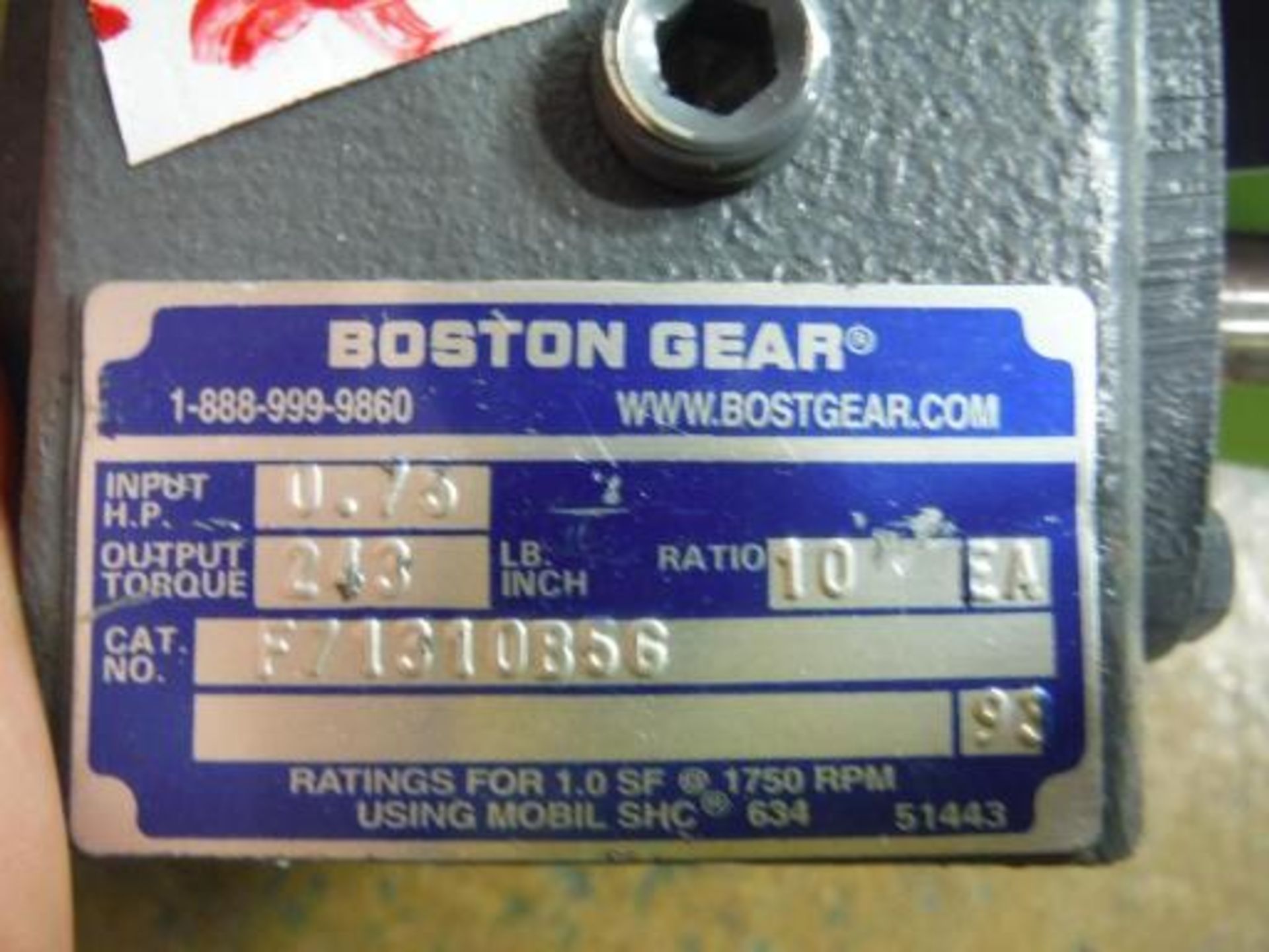 (2) NEW Boston Gear Box, see pictures for specs (EACH). Located in Marion, Ohio Rigging Fee: $25 - Image 3 of 3
