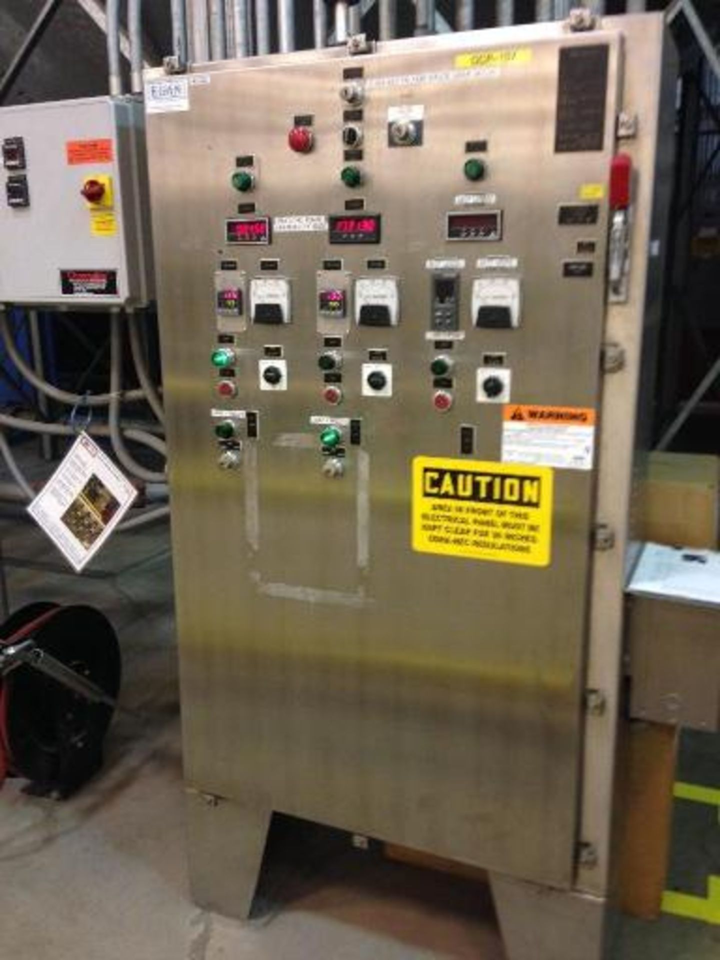 Pump control cabinet. Located in Marion, Ohio Rigging Fee: $150