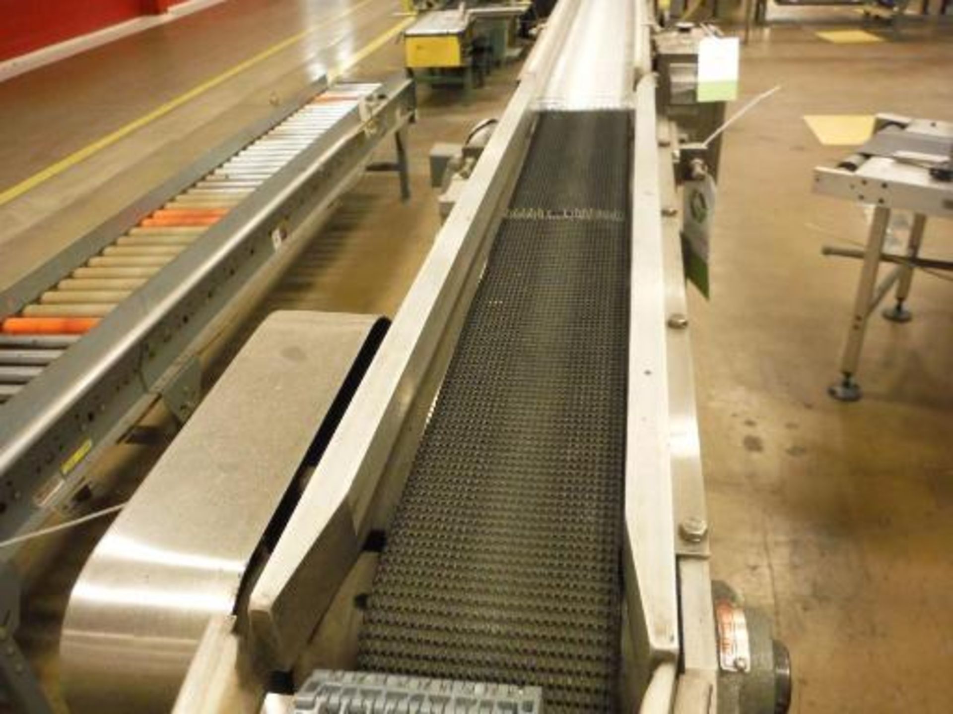 Aluminum conveyor, 3.5 inch rubber belt. Located in Marion, Ohio Rigging Fee: $100 - Image 2 of 2