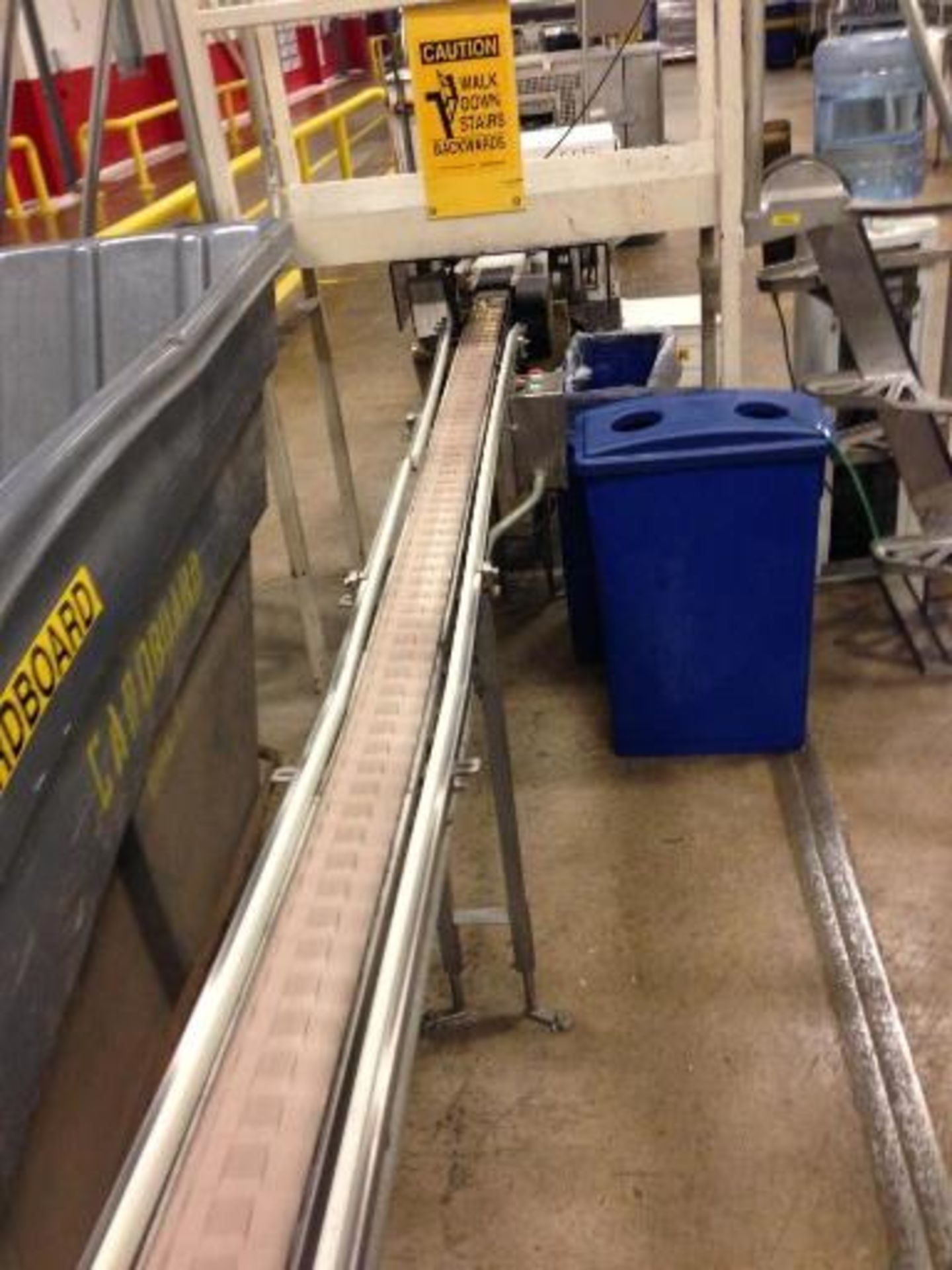 PSA SS conveyor 3.5 inch table top chain x 16 feet long. Located in Marion, Ohio Rigging Fee: $200 - Image 2 of 6