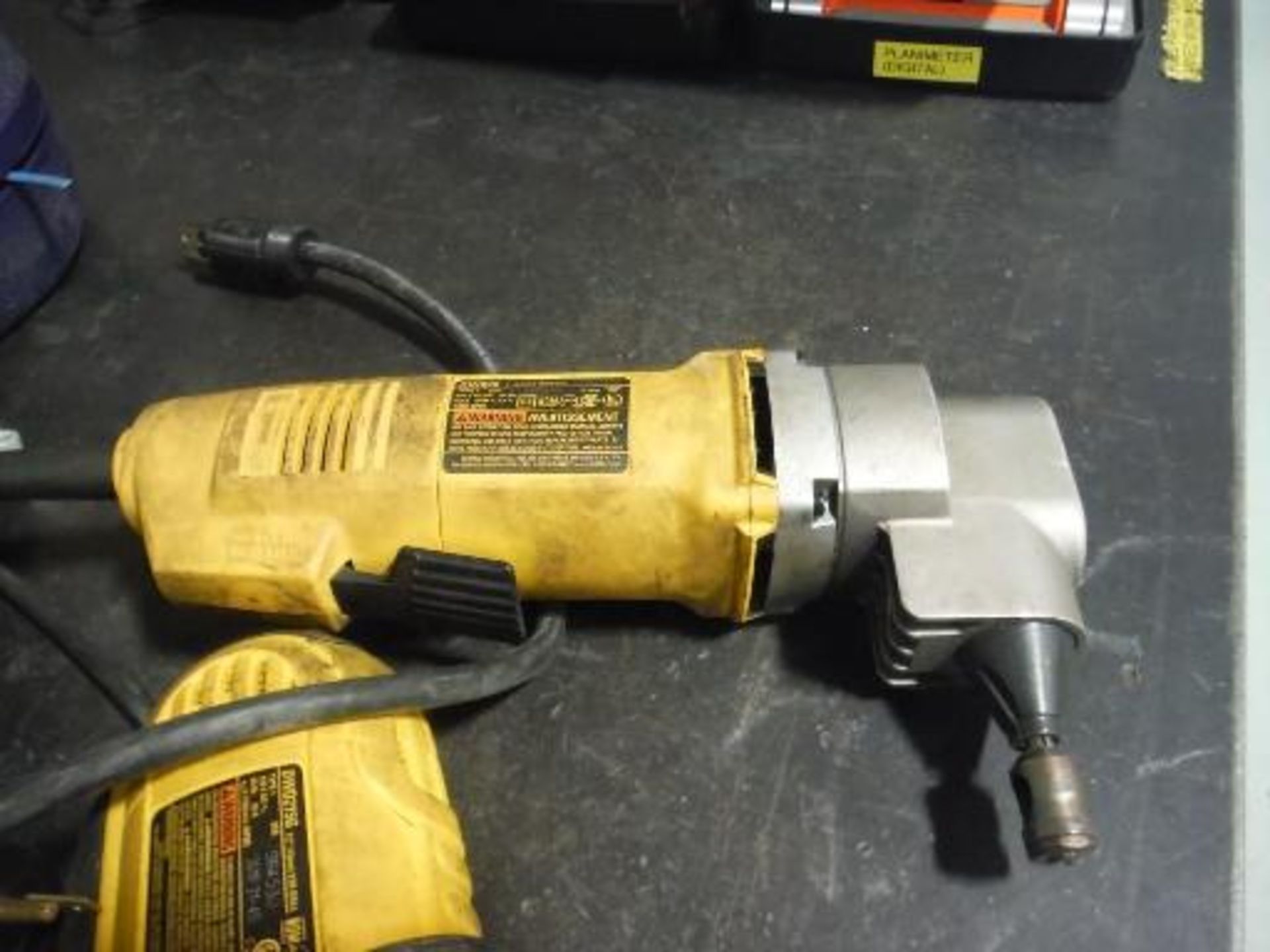 (1) Dewalt electric drill, (1) Dewalt 14 Gauge Nibbler. Located in Marion, Ohio Rigging Fee: $25 - Image 4 of 5