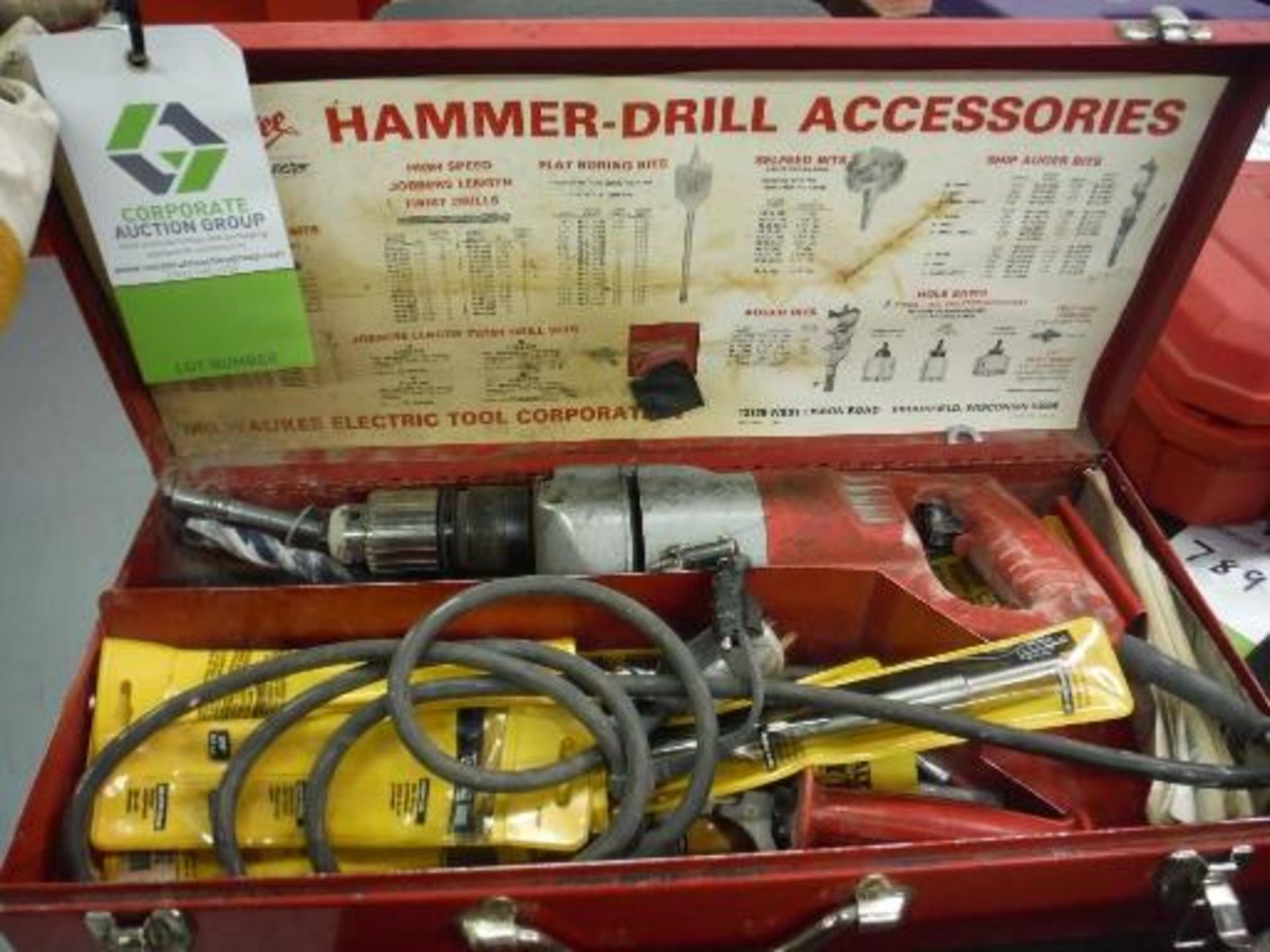 Milwaukee heavy duty electric hammer drill. Located in Marion, Ohio Rigging Fee: $25