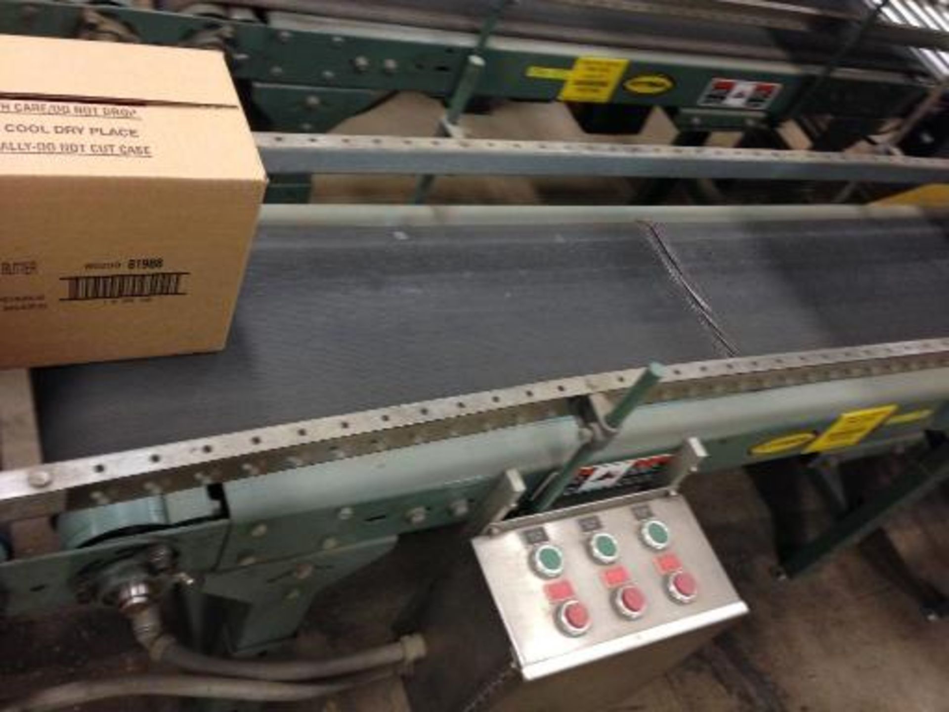 Hytrol belt conveyor16 inch x 5 feet long. Located in Marion, Ohio Rigging Fee: $200 - Image 2 of 3