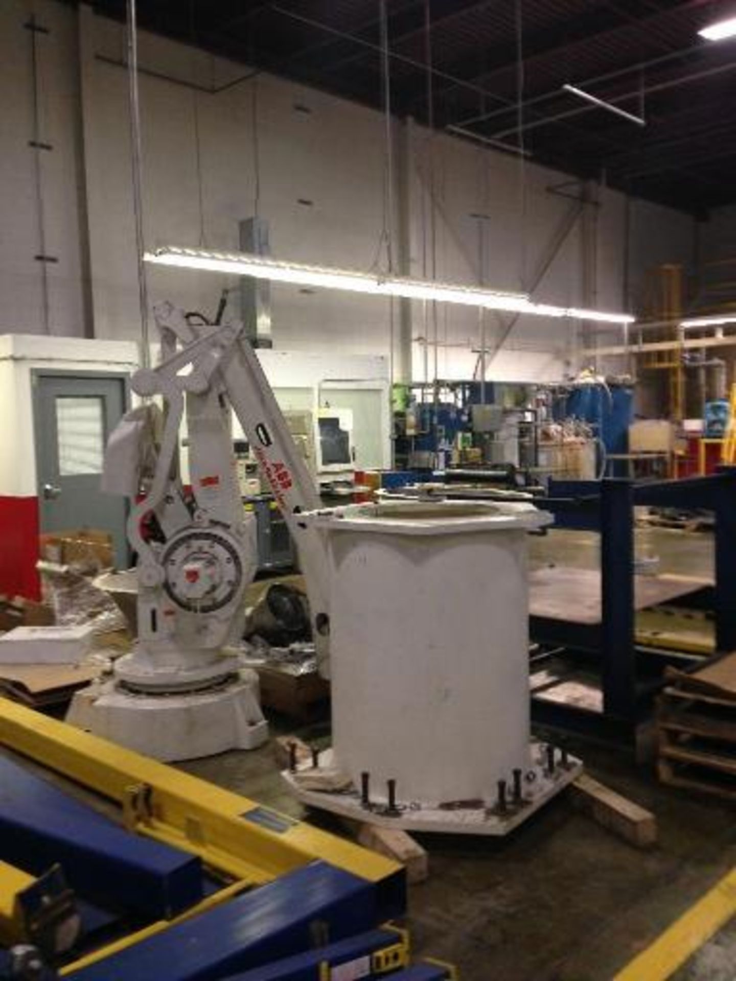 ABB robot and control parts and pieces INCOMPLETE. Located in Marion, Ohio Rigging Fee: $400 - Image 3 of 4